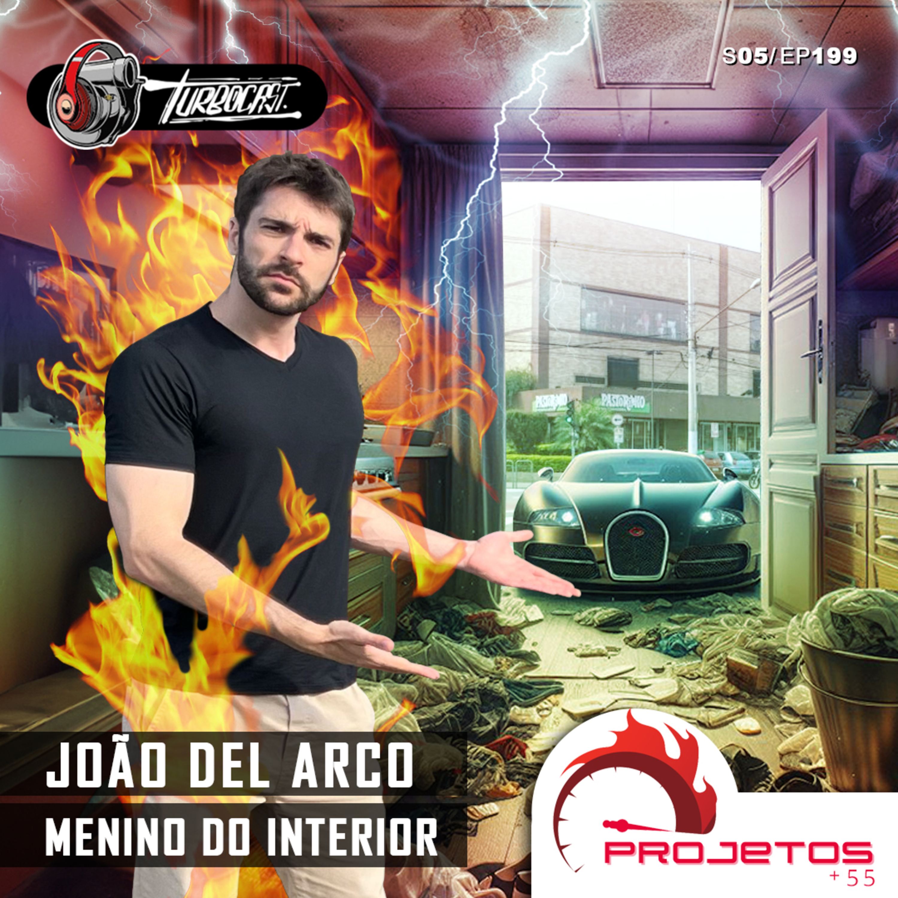 TurboCast S05/Ep199 | Menino do interior na cidade grande ft. João del Arco episode artwork