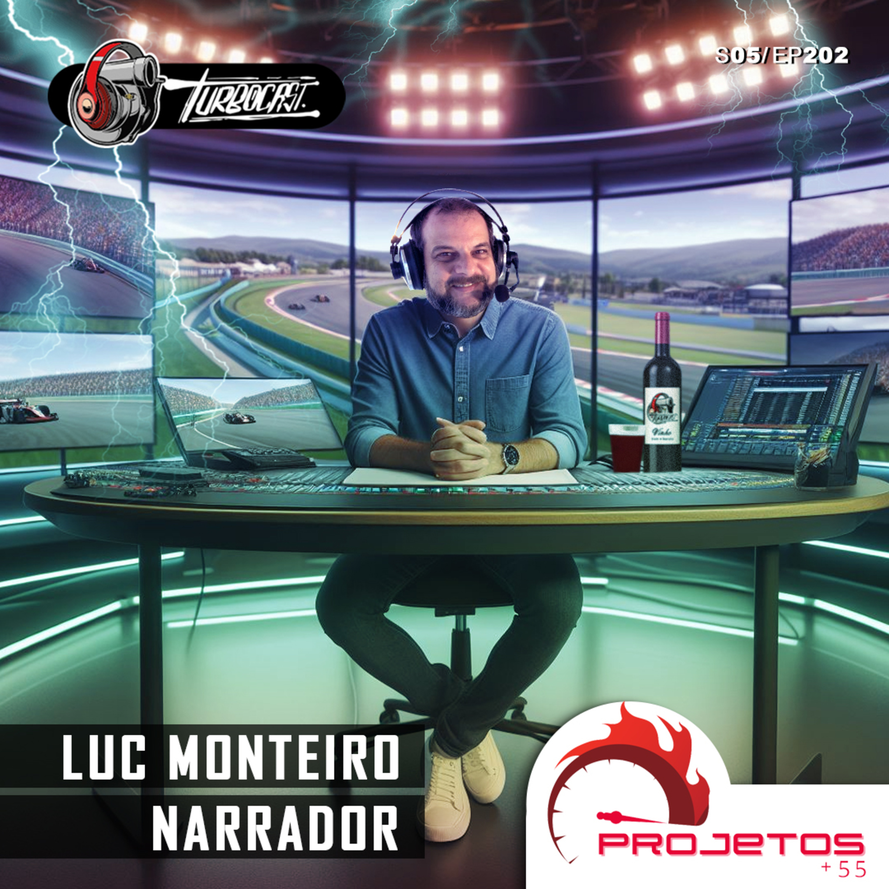 TurboCast S05/Ep202 | Narração de corridas de carros ft. Luc Monteiro episode artwork