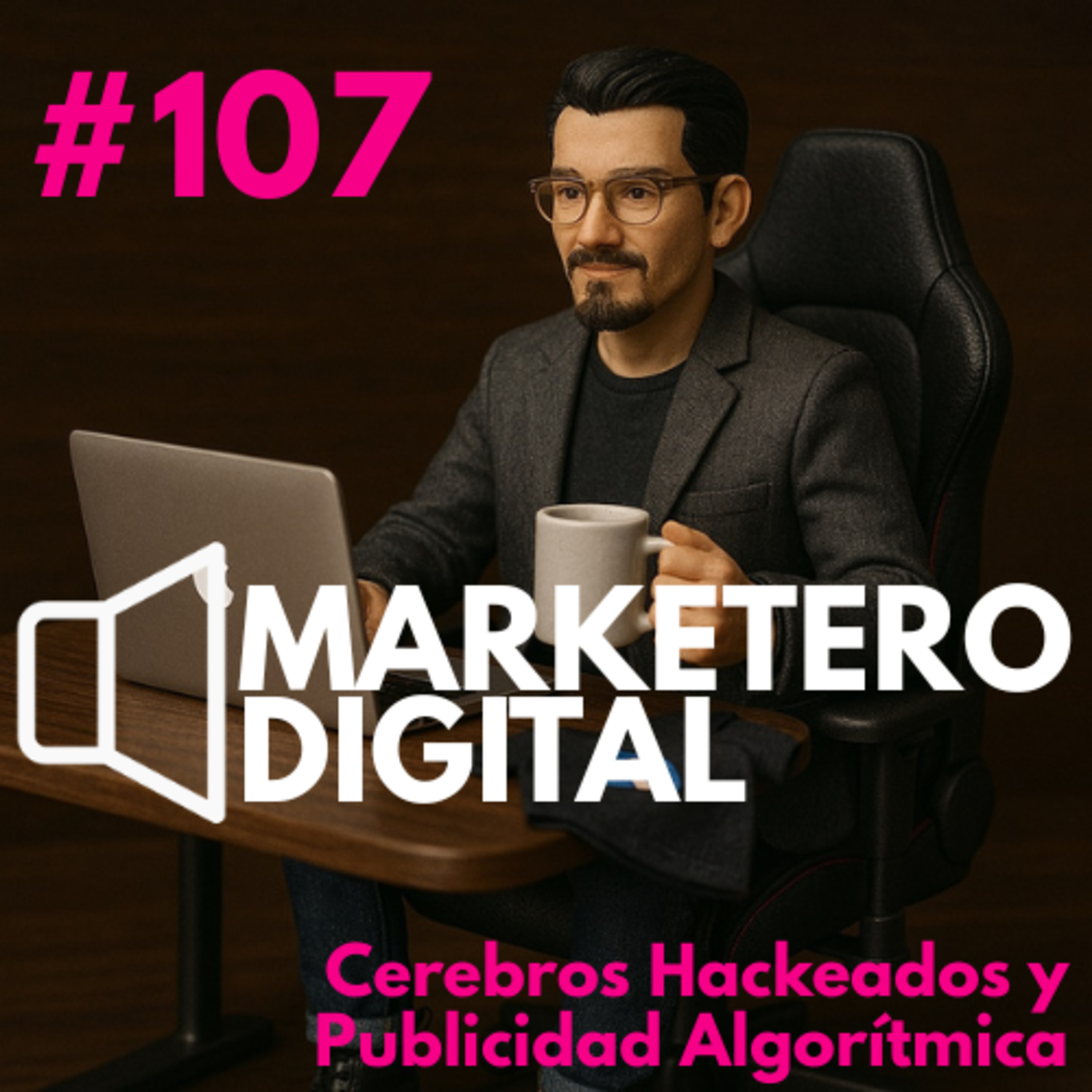 Cerebros Hackeados y Publicidad Algorítmica: La Ciencia de la No-Saciedad - Marketero Digital 107 episode artwork