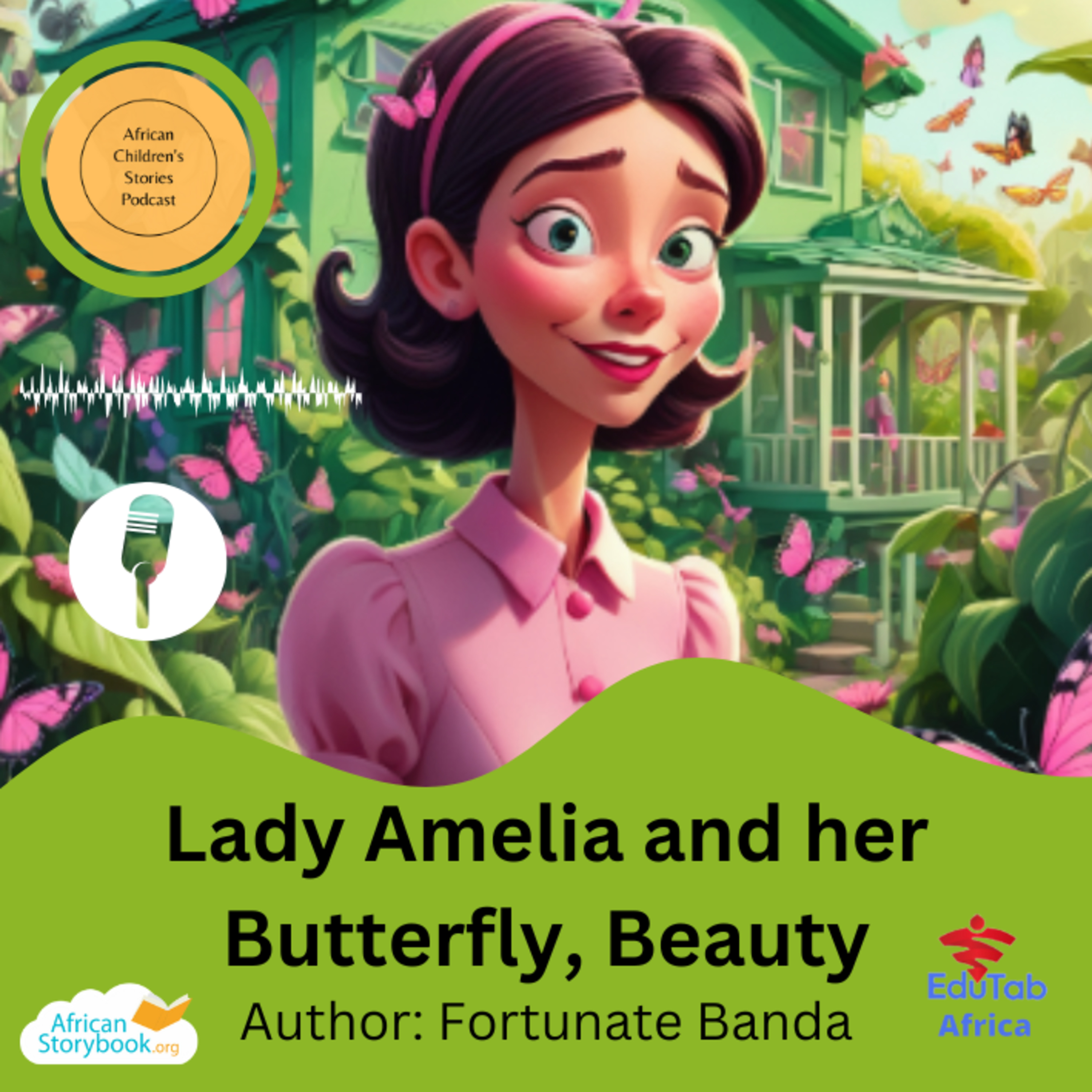 Lady Amelia and her Butterfly, Beauty