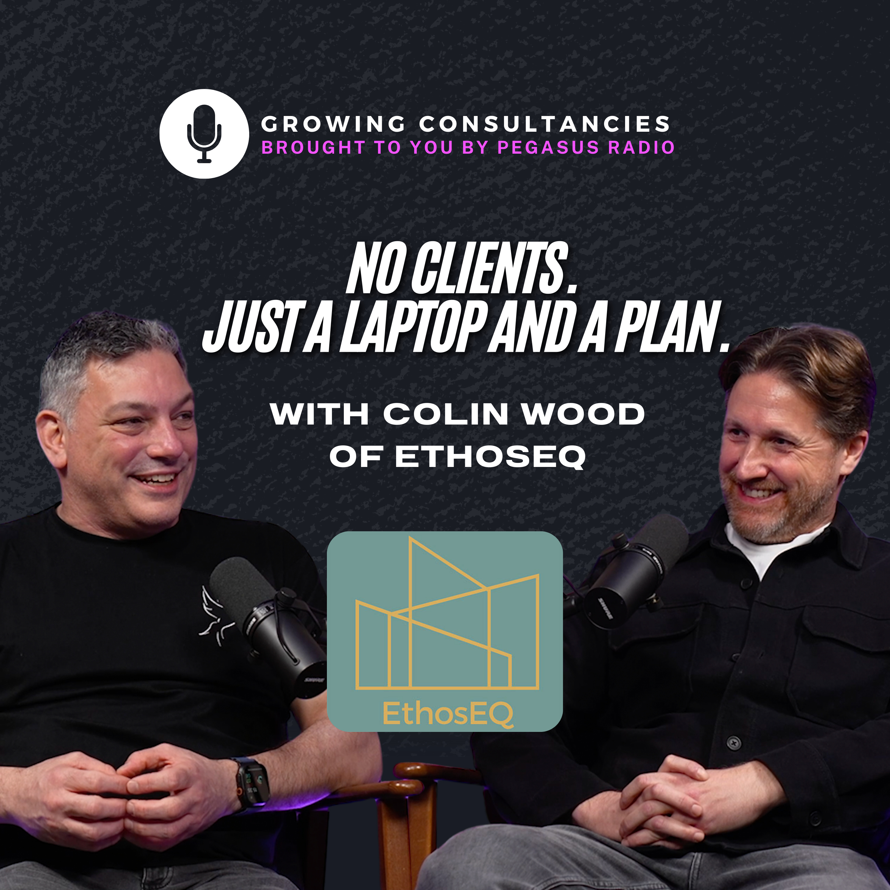 Growing Consultancies 025: No Clients. Just a Laptop and a Plan | Colin Wood of EthosEQ episode artwork