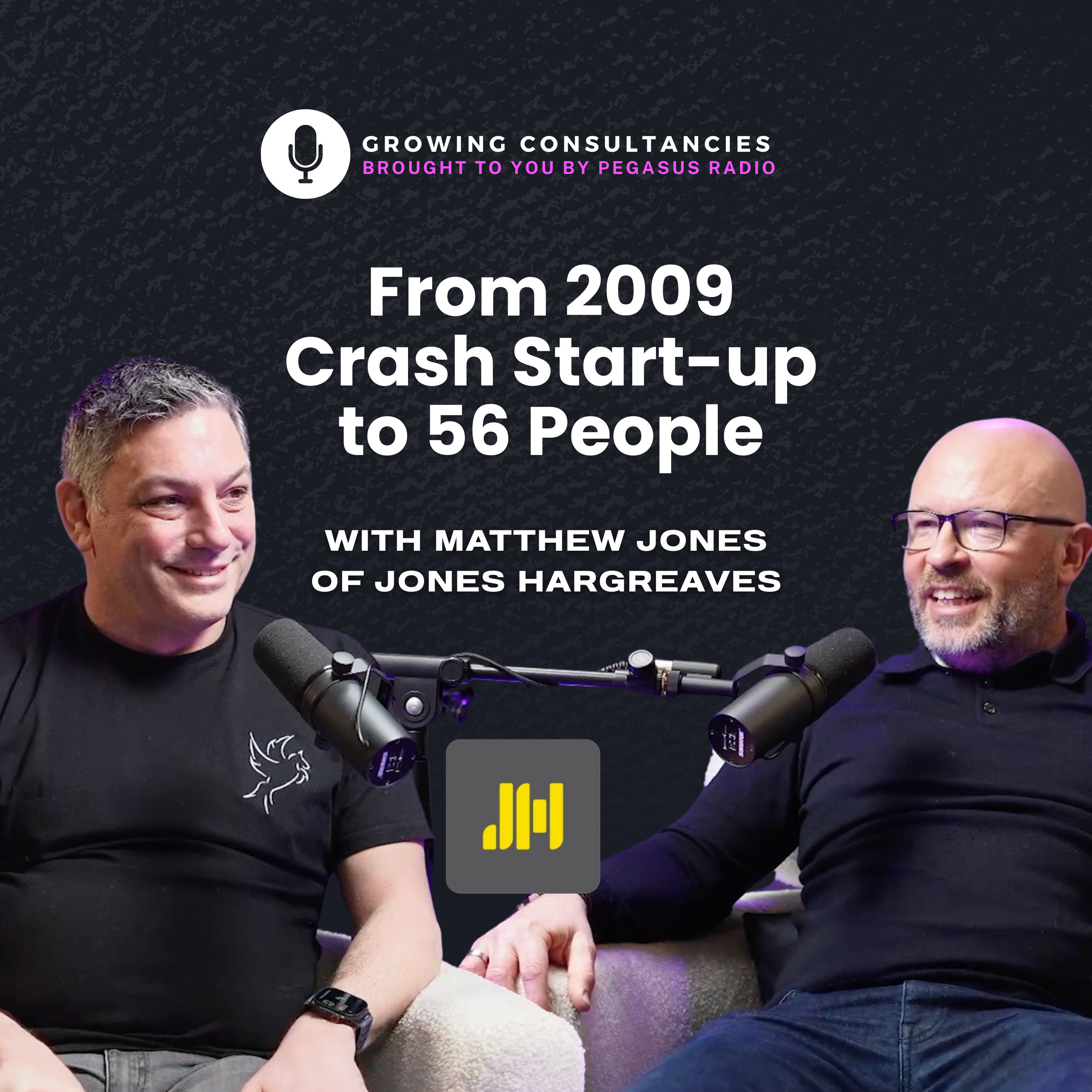 Growing Consultancies 029: From 2009 Crash Start-up to 56 People | Matthew Jones of Jones Hargreaves episode artwork