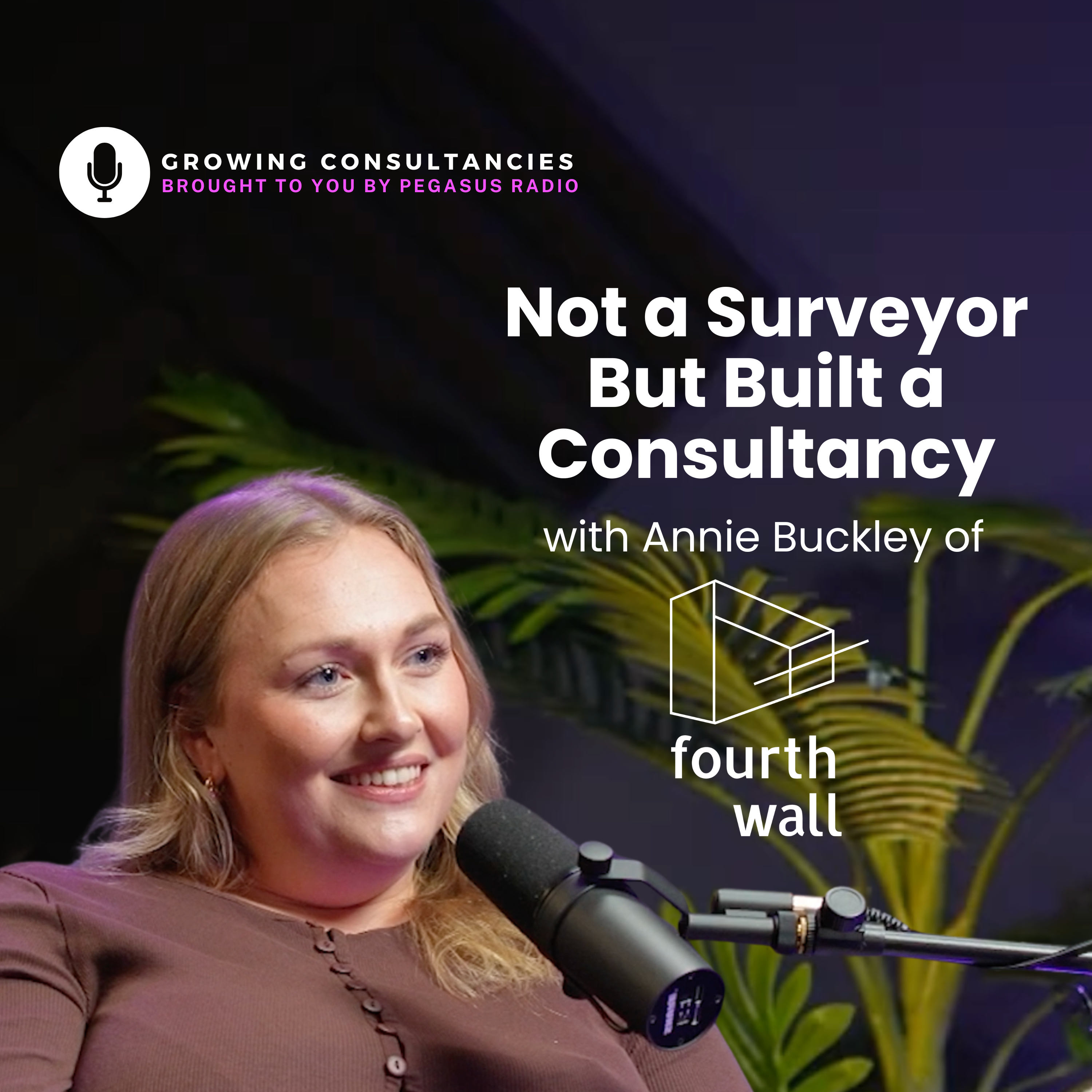 Growing Consultancies Ep 32: Not a Surveyor but built a consultancy | Annie Buckley of Fourth Wall Building Consultancy episode artwork