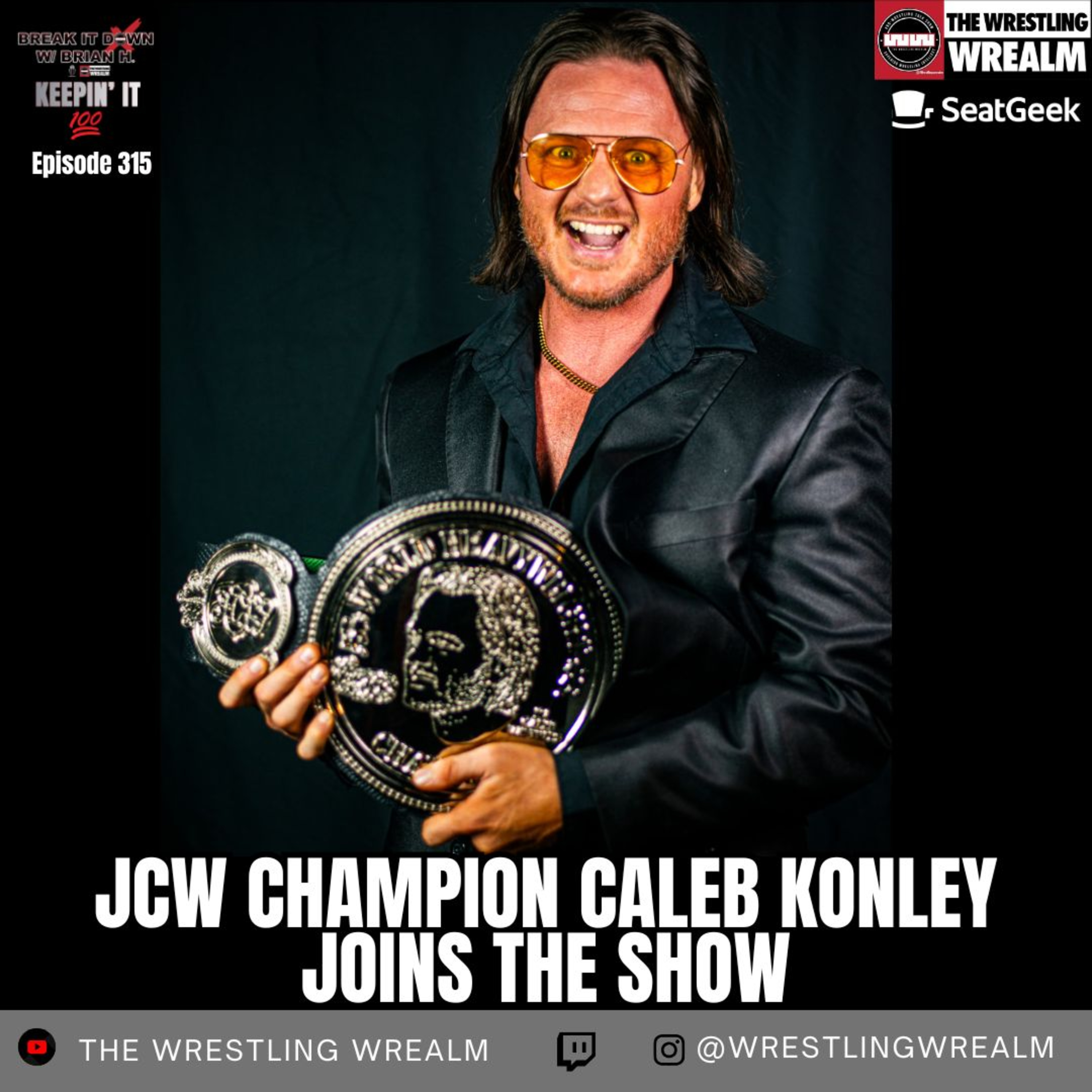 Caleb Konley Talks Being JCW Champion Working with Vince Russo | Break it Down/ Brian H. episode artwork