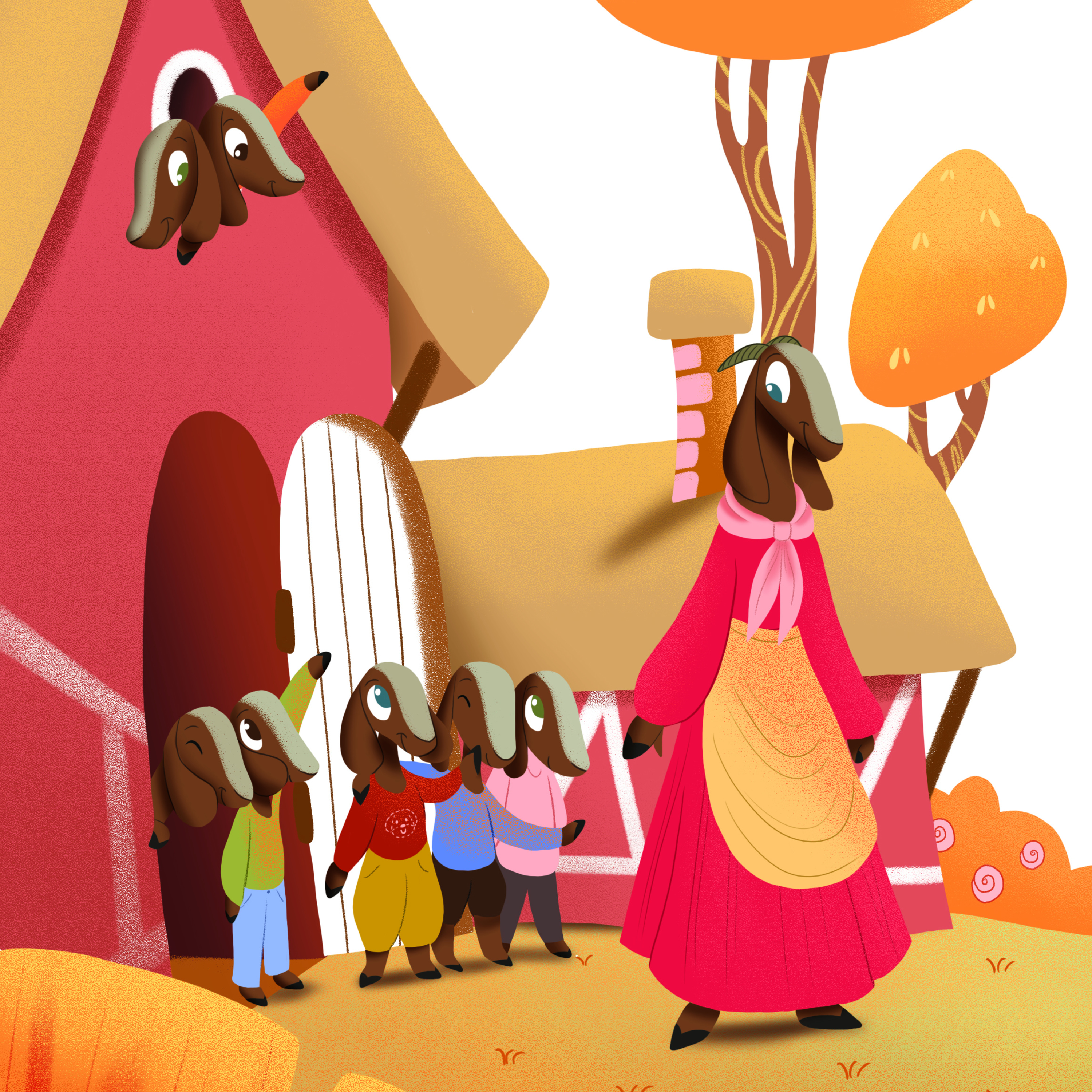 Il lupo e i sette capretti - Fiabe classiche (A1)