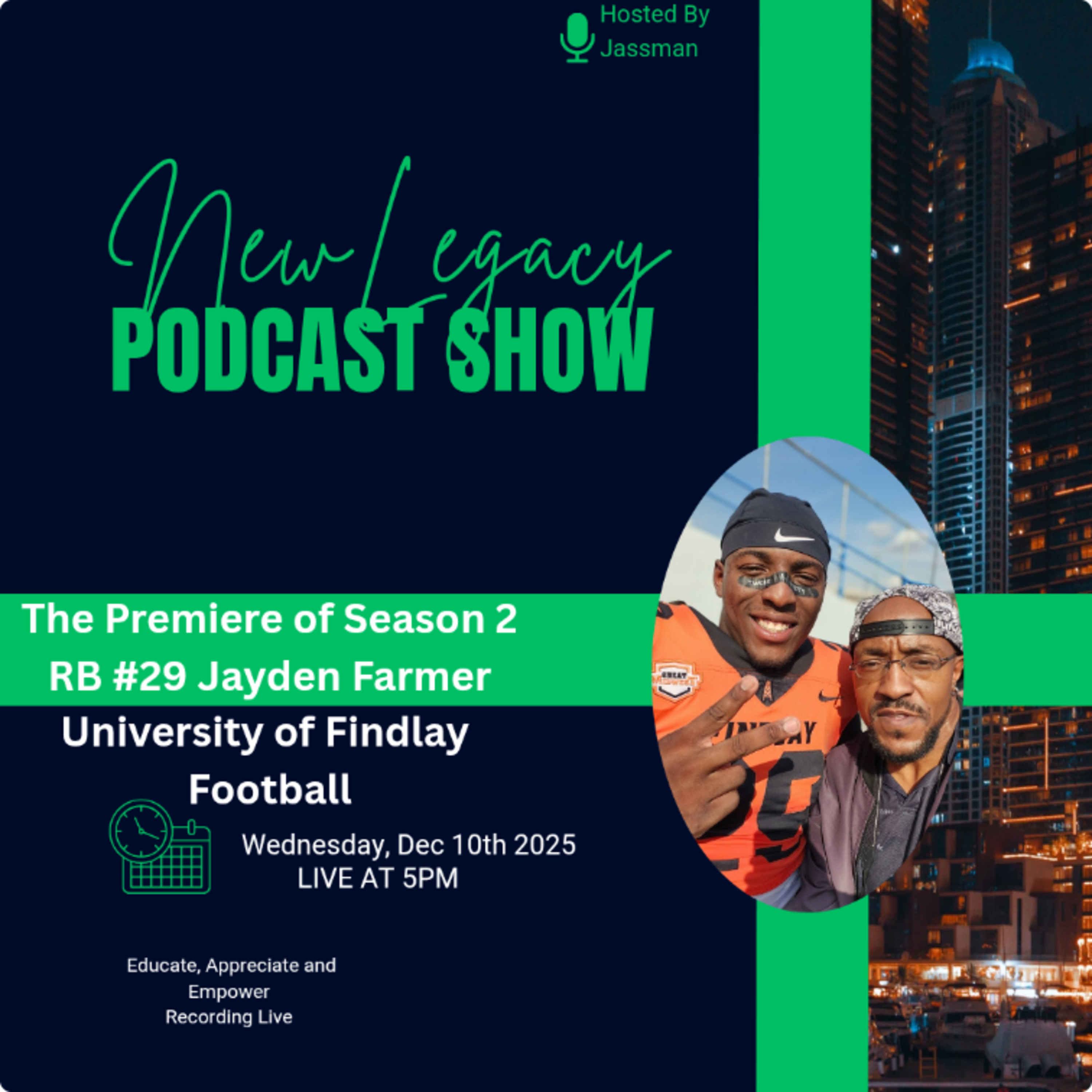 Interview with NFL Prospect Mr. Jayden Farmer episode artwork