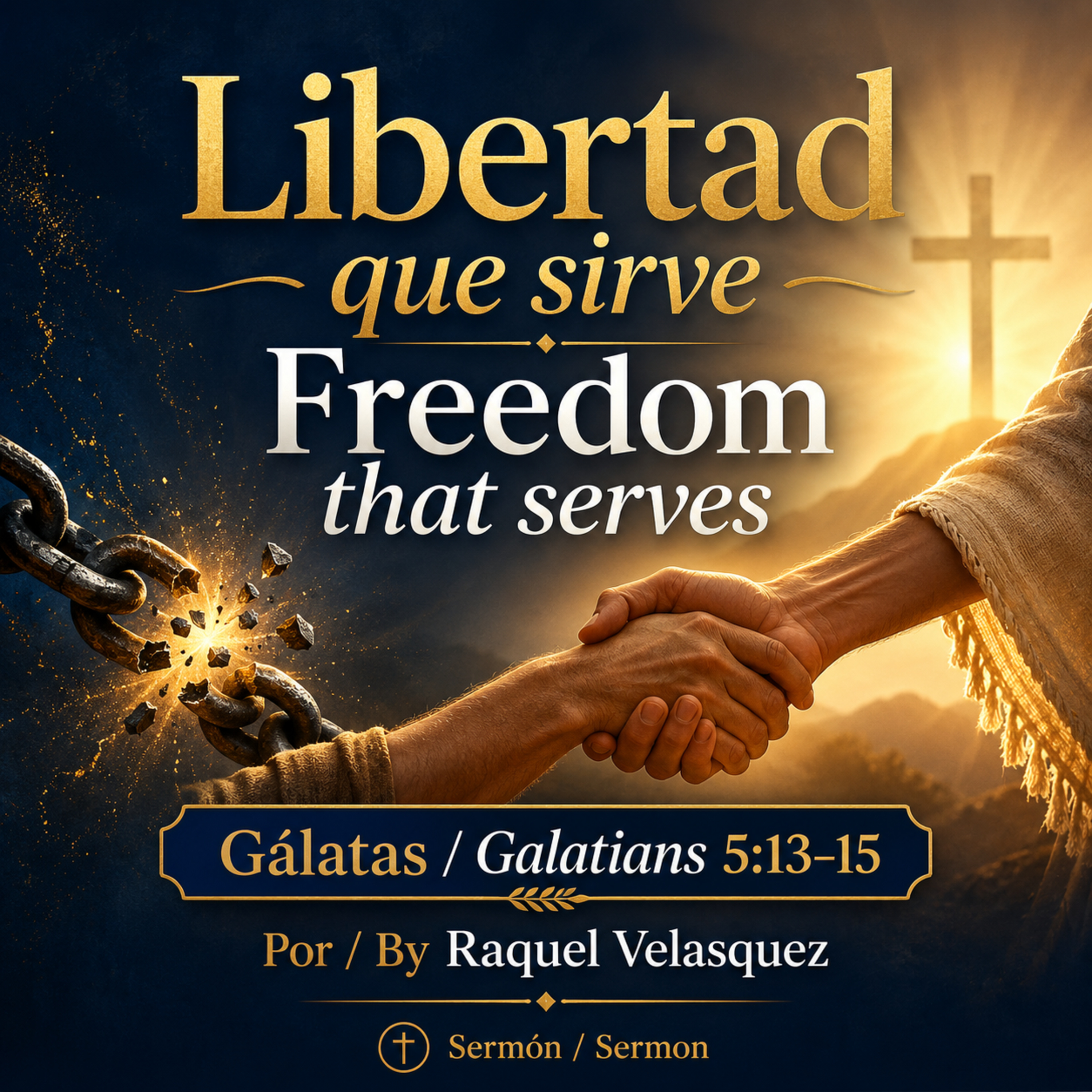 13-Libertad que sirve Gal:13-15 Raquel Velasquez episode artwork