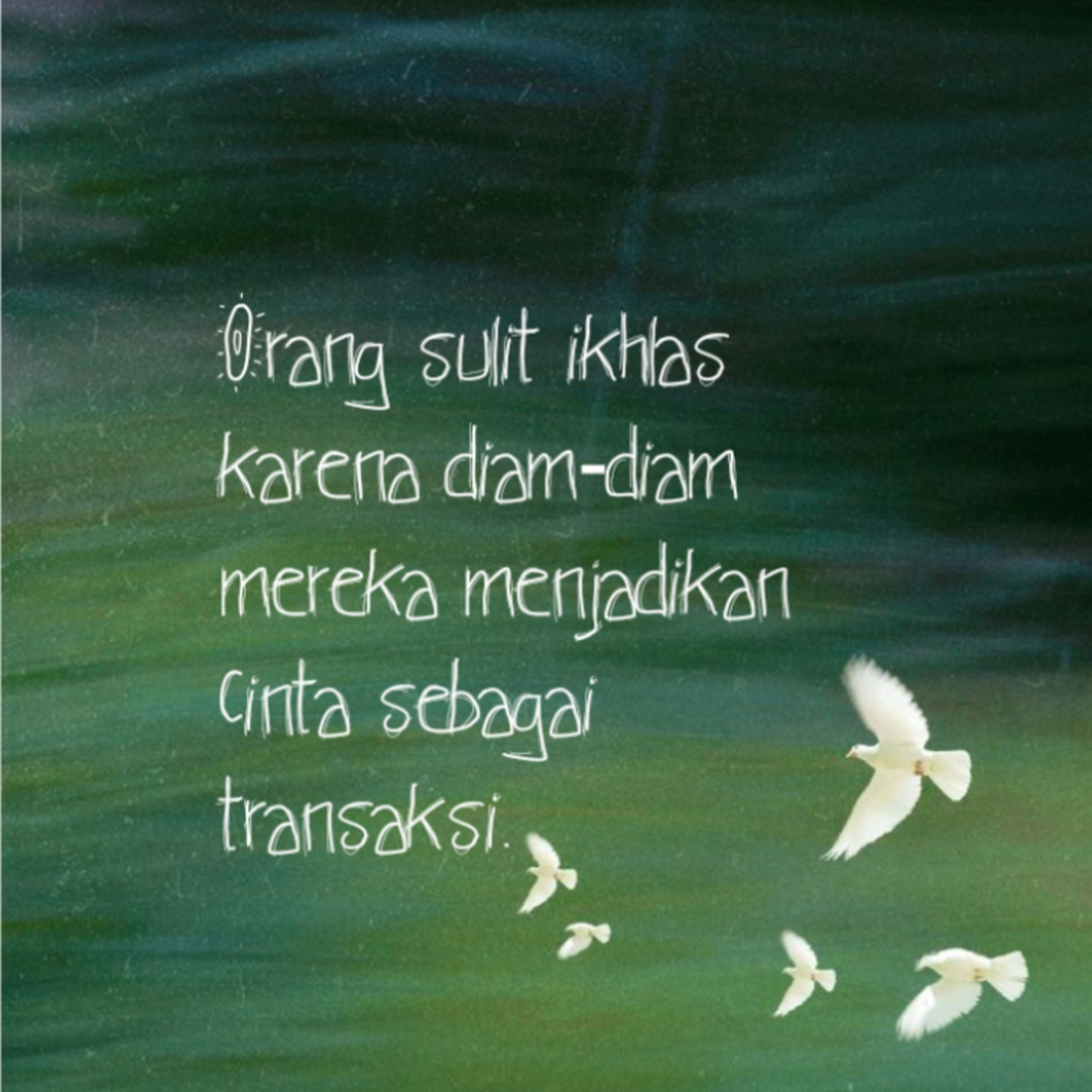 mengenai cinta dan keikhlasan episode artwork