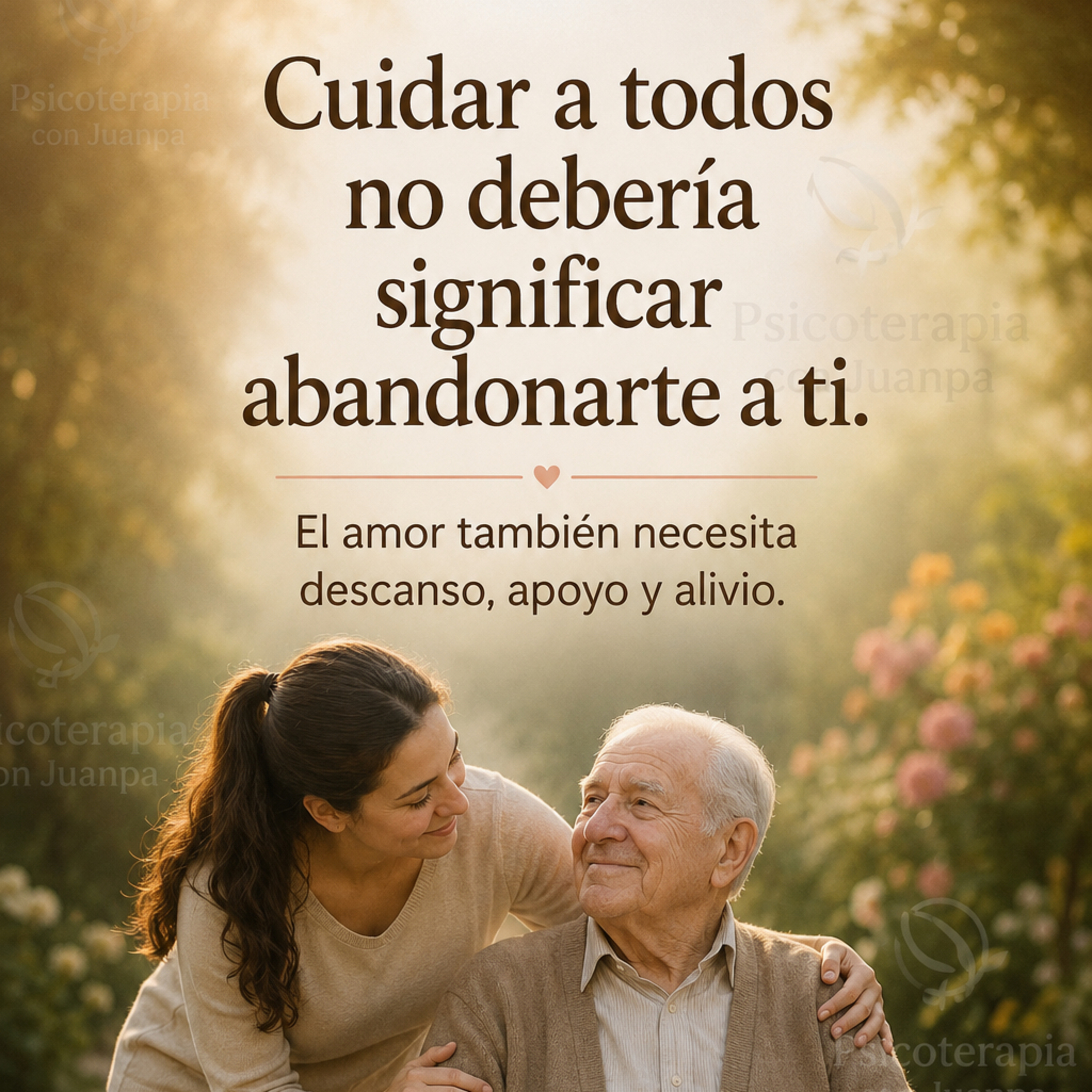 ¿ Porque quien cuida tambien necesita descanso ?