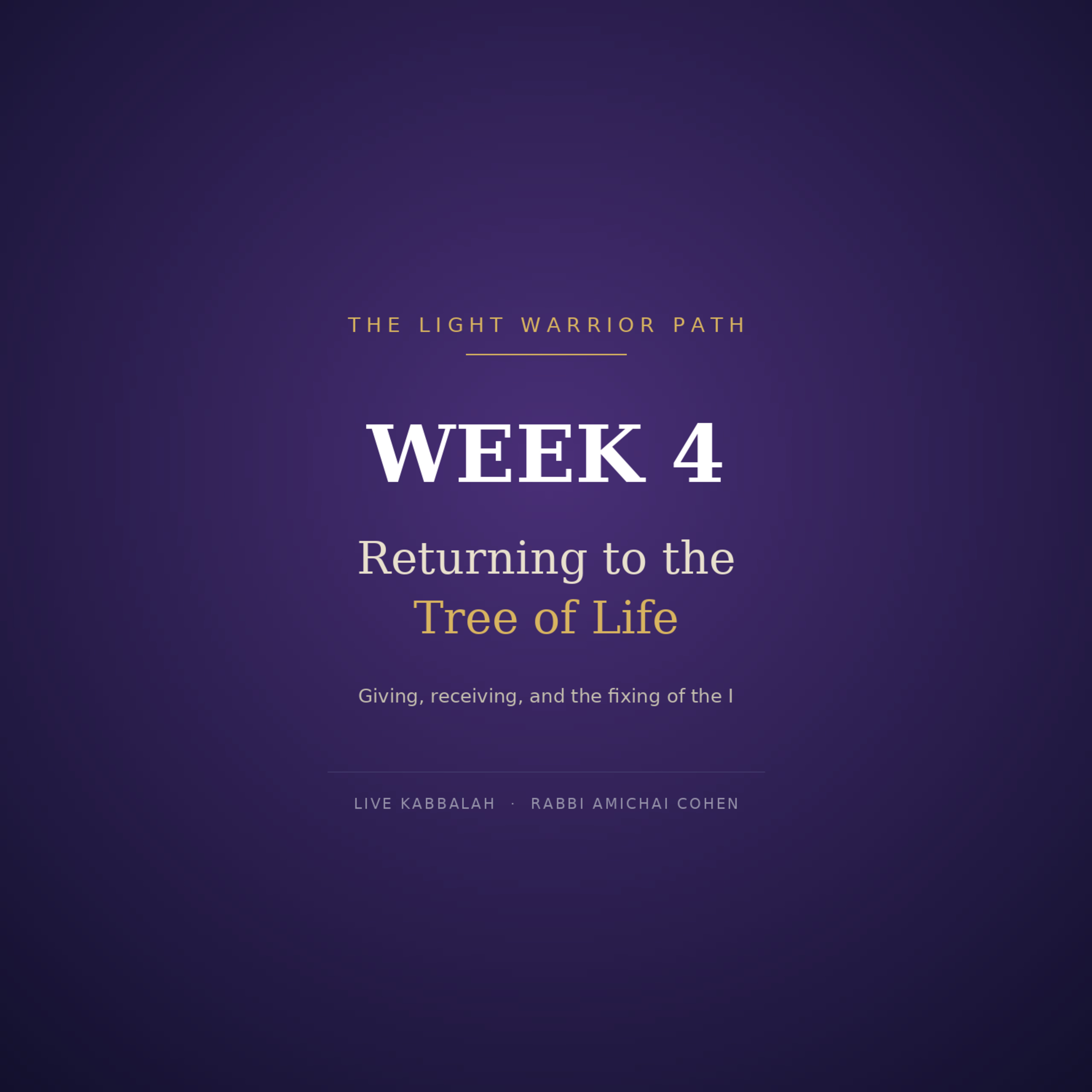 Returning to the Tree of Life: Giving, Receiving, and the Fixing of the I episode artwork