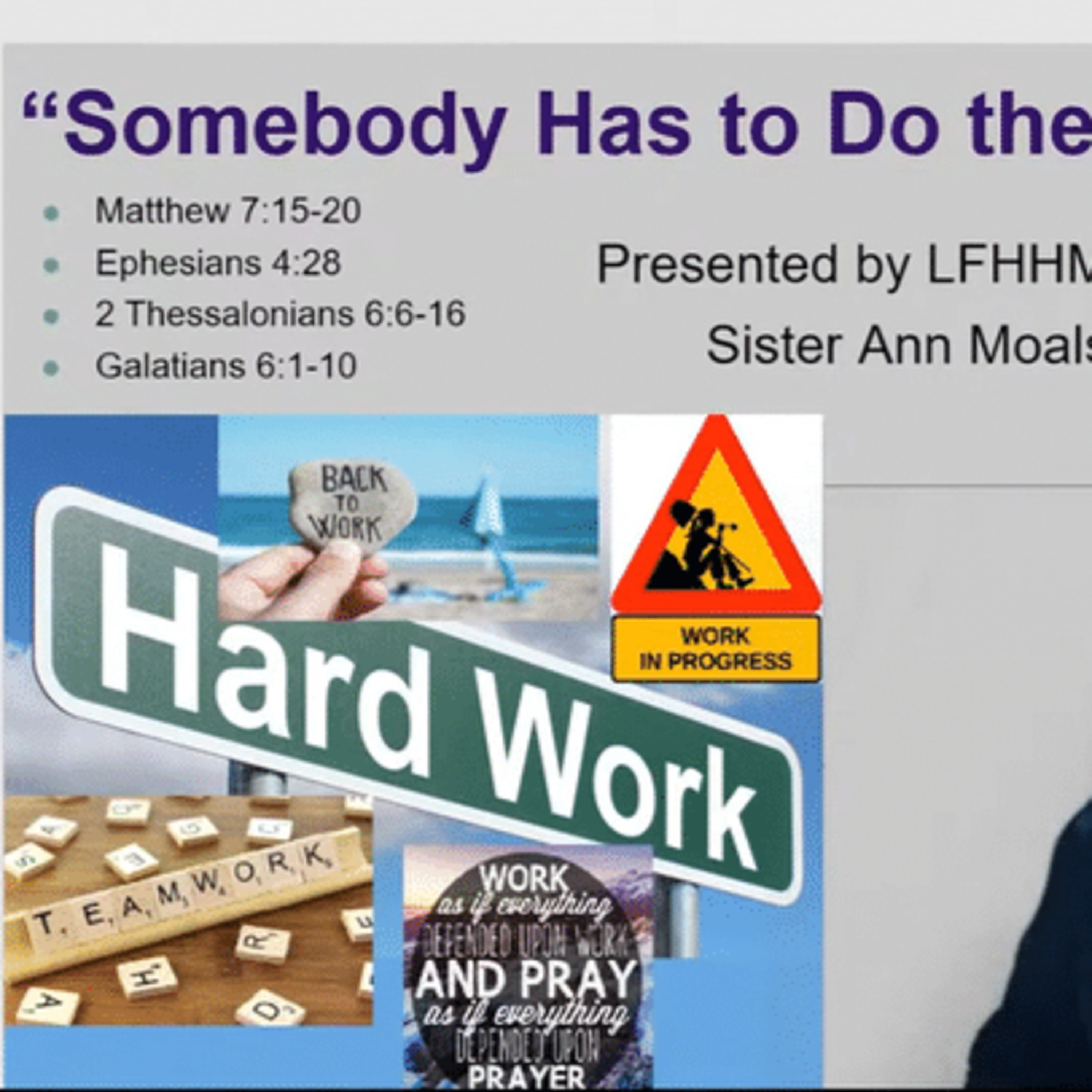 LFHHM Sunday Broadcast, Together with HIM. “Somebody Has to Do the Work.” episode artwork