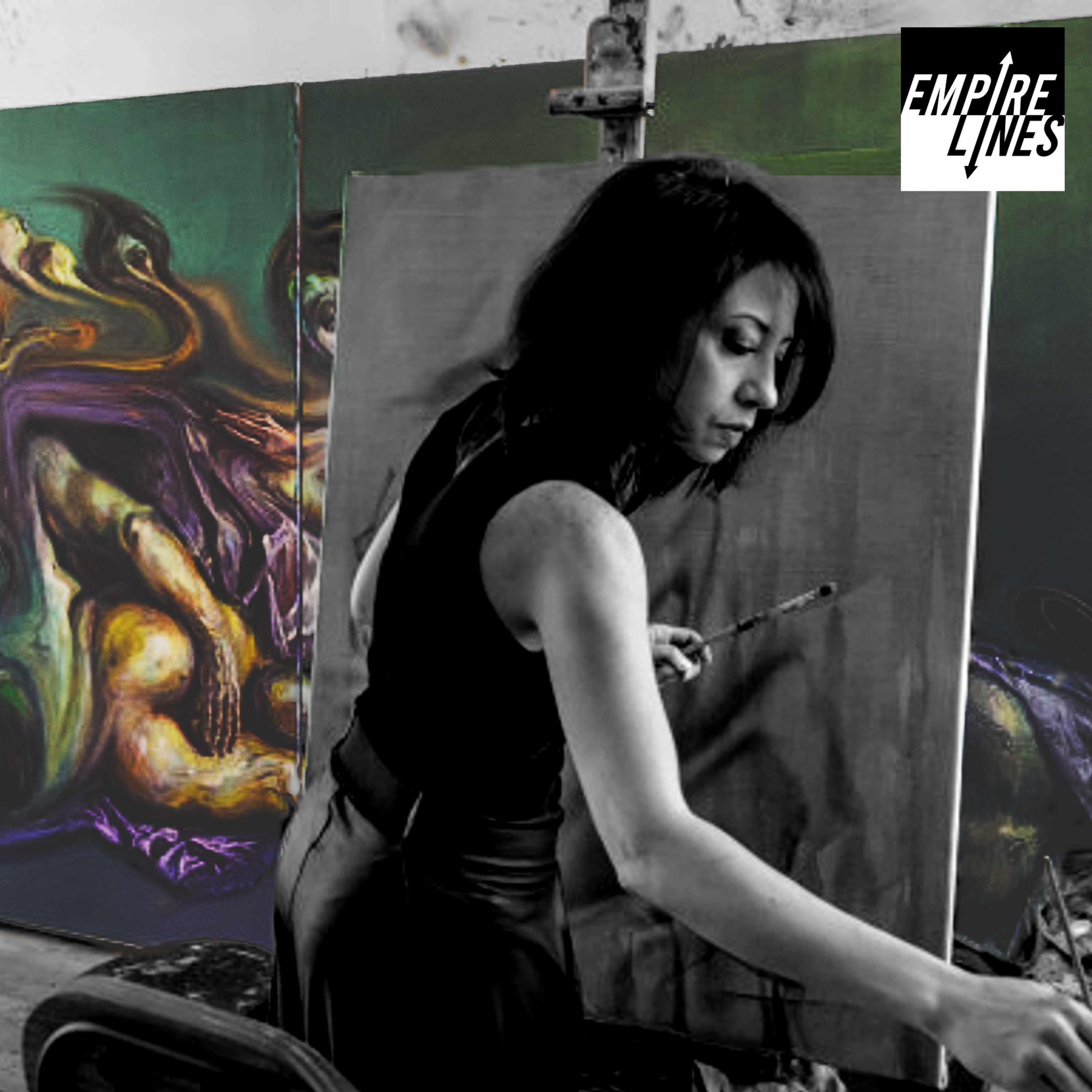 World Civil War Portraits, Sara Shamma (2015) (EMPIRE LINES Live at PEACE FREQUENCIES, Dulwich Picture Gallery, National Museum of Damascus)