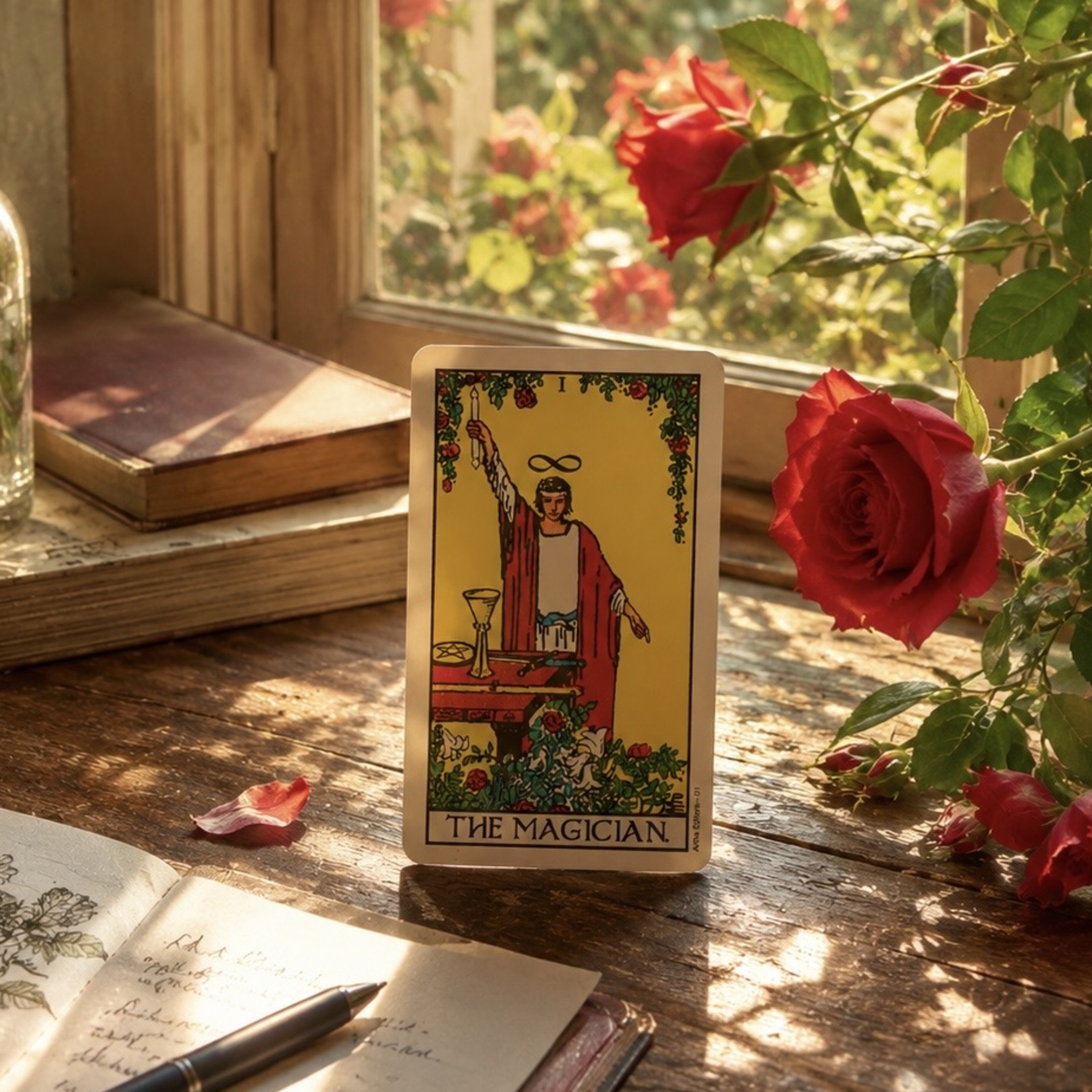 3 Momento Tarot - A alquimia do mago entre o pensamento e a ação
