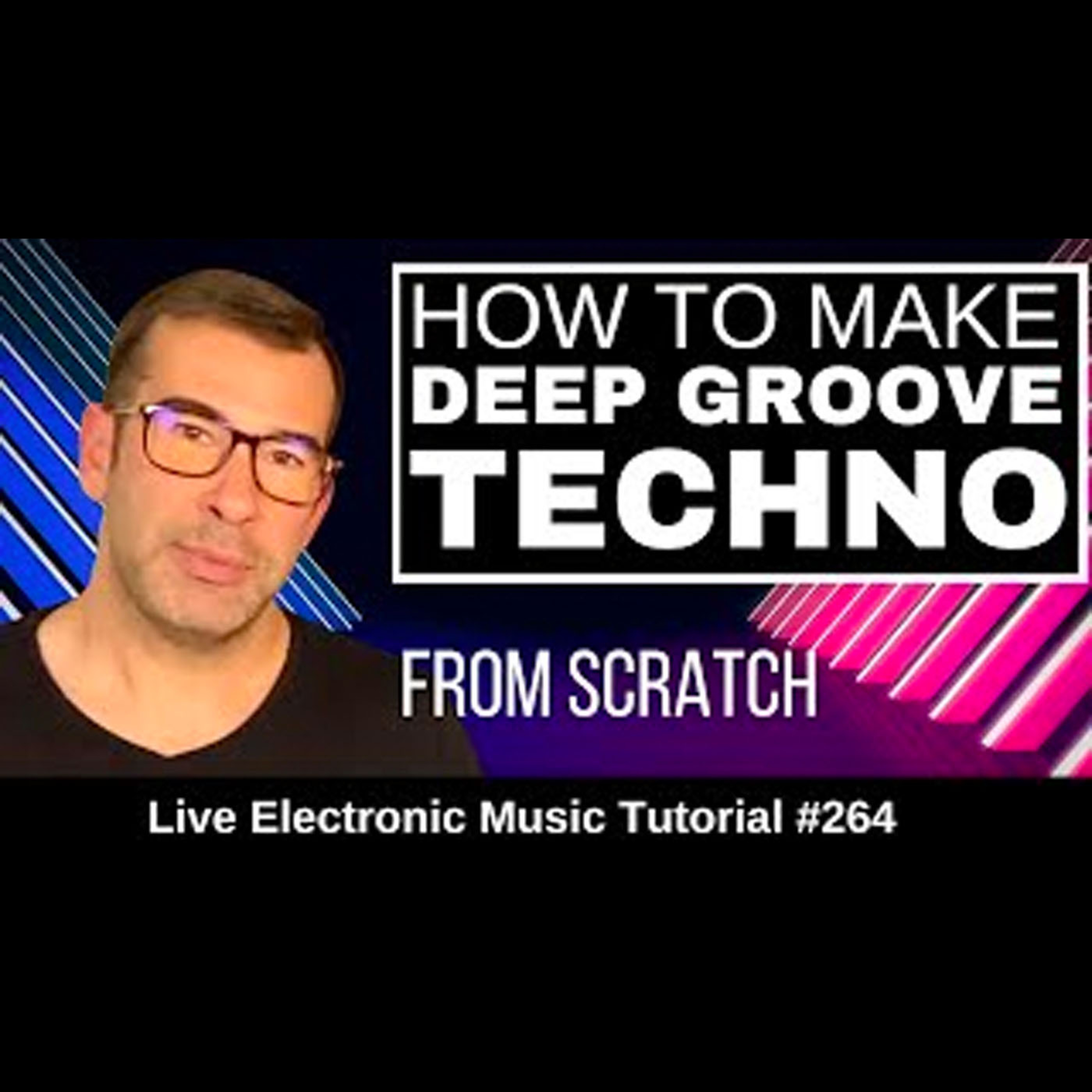 How to make Deep Groove Techno | Live Electronic Music Tutorial 264
