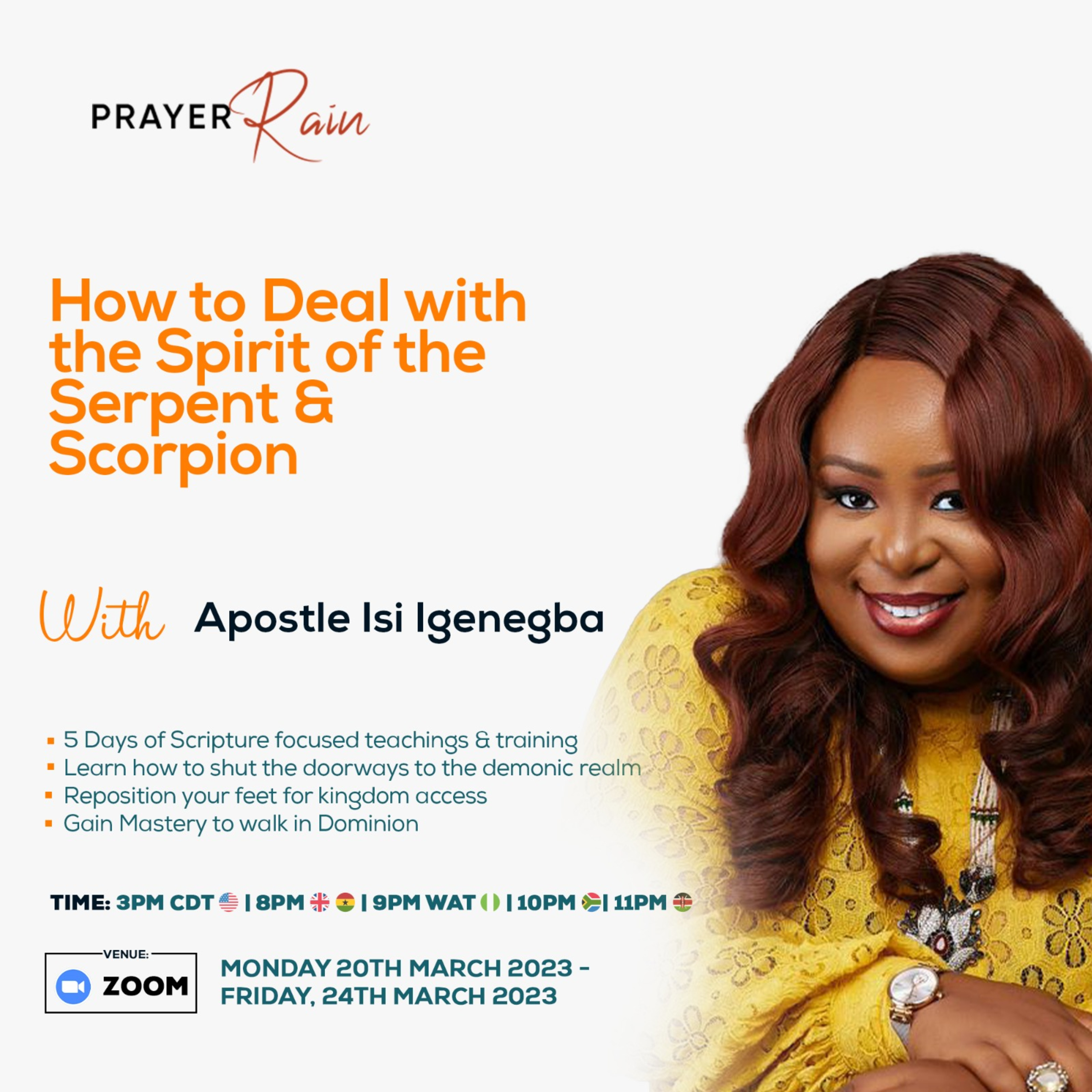 Prayer Rain by POI Podcast - How to Deal with the Spirit of the Serpent ...