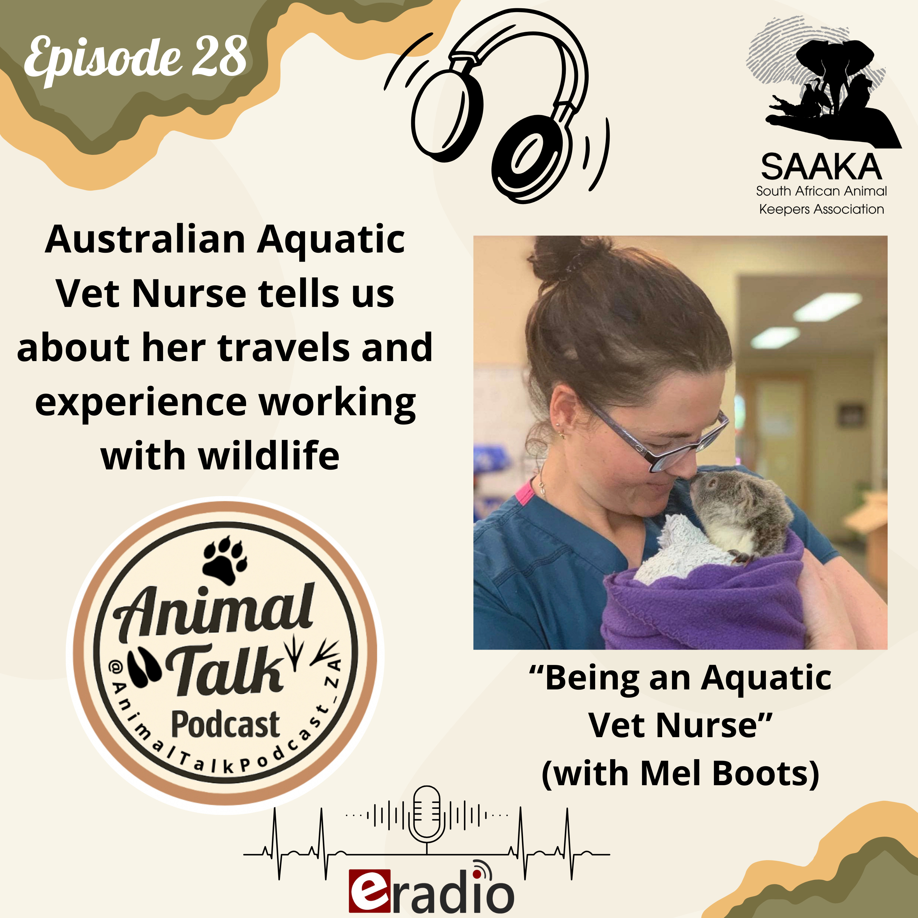 Episode 28 "Being an Aquatic Vet Nurse" (with Mel Boots) episode artwork