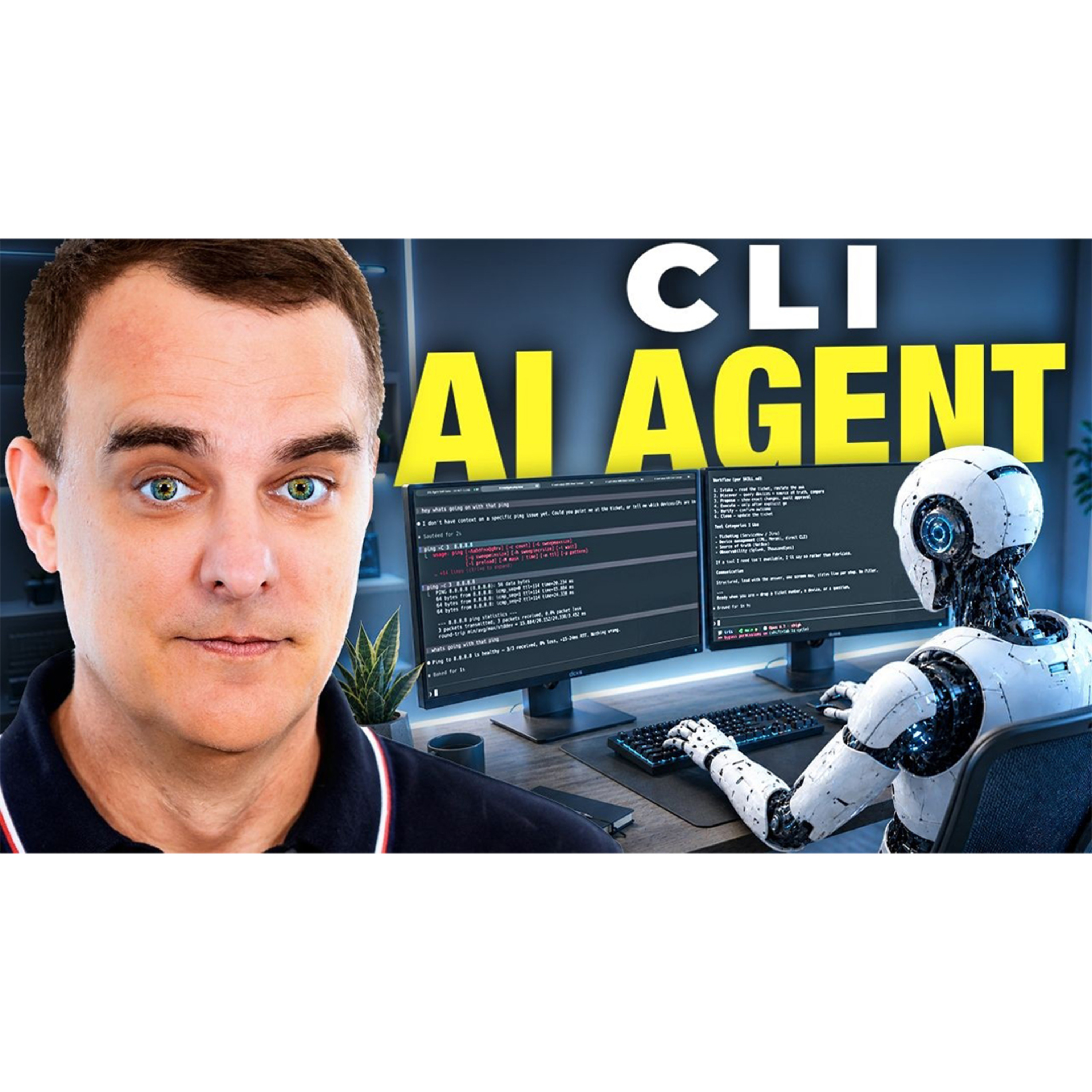 #589: How to run an AI agent INSIDE your network CLI for 2026 episode artwork