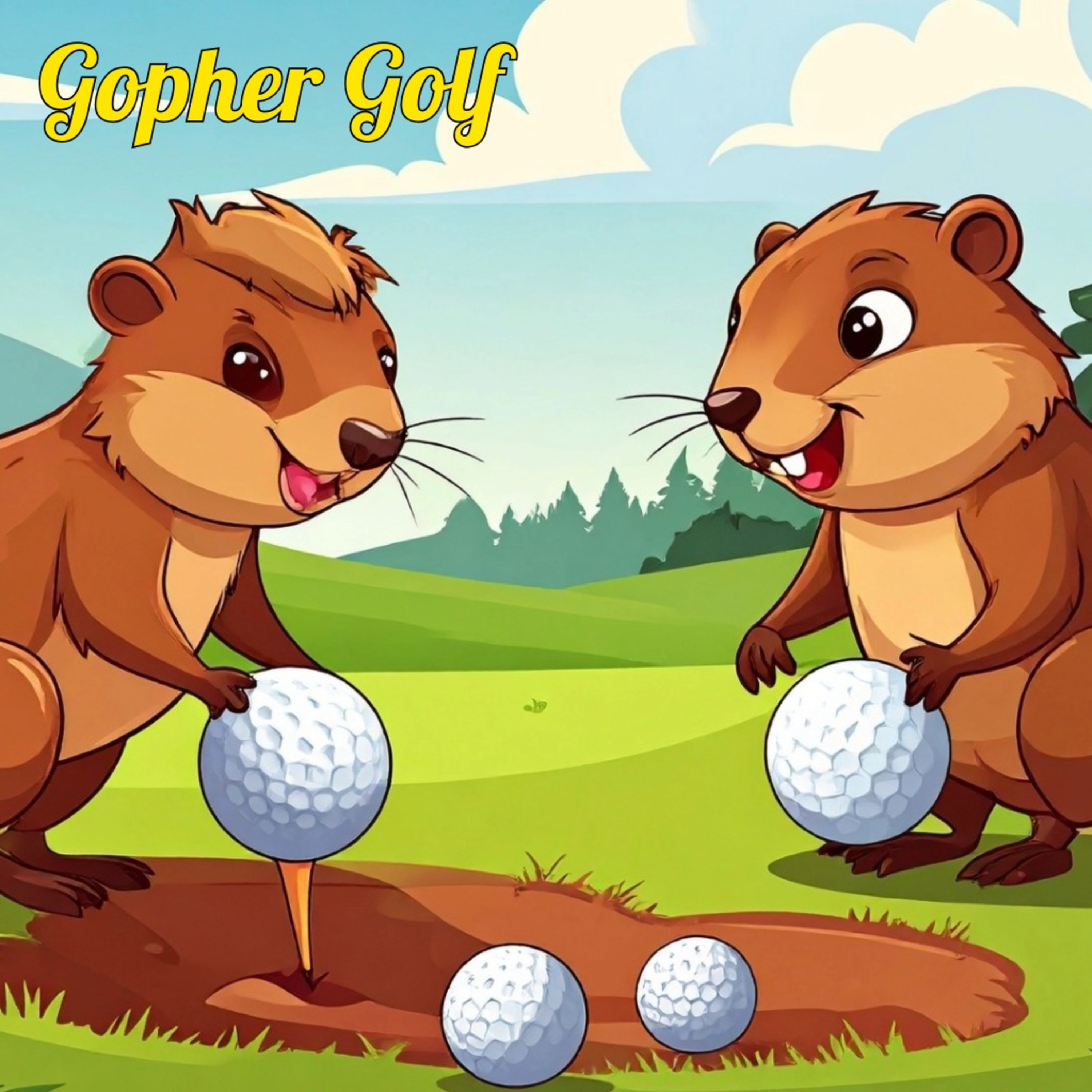 Gopher Golf | An Original Children's Bedtime Story
