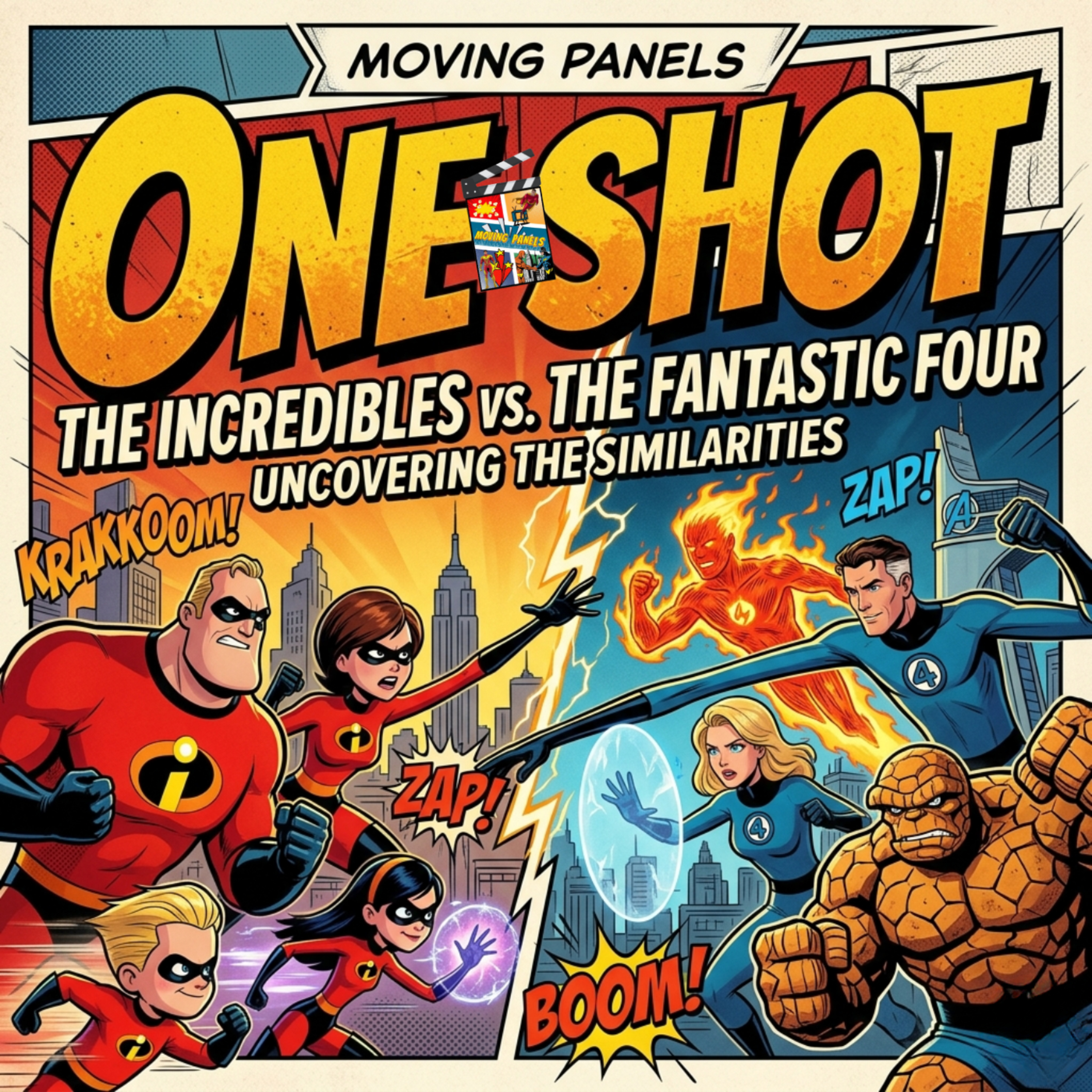 One Shot: The Incredibles vs The Fantastic Four episode artwork
