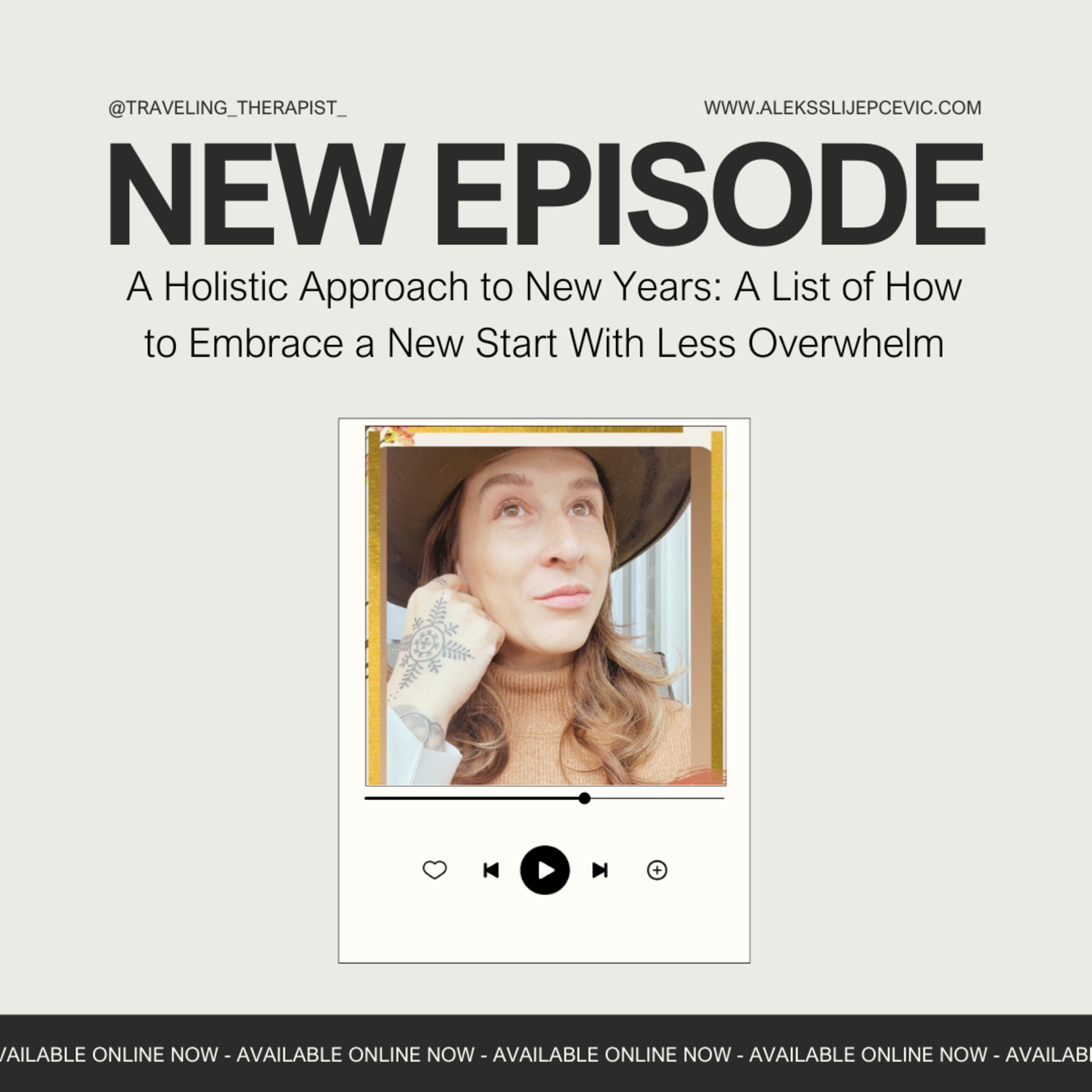 A Holistic Approach to New Years: A List of How to Embrace a New Start With Less Overwhelm episode artwork