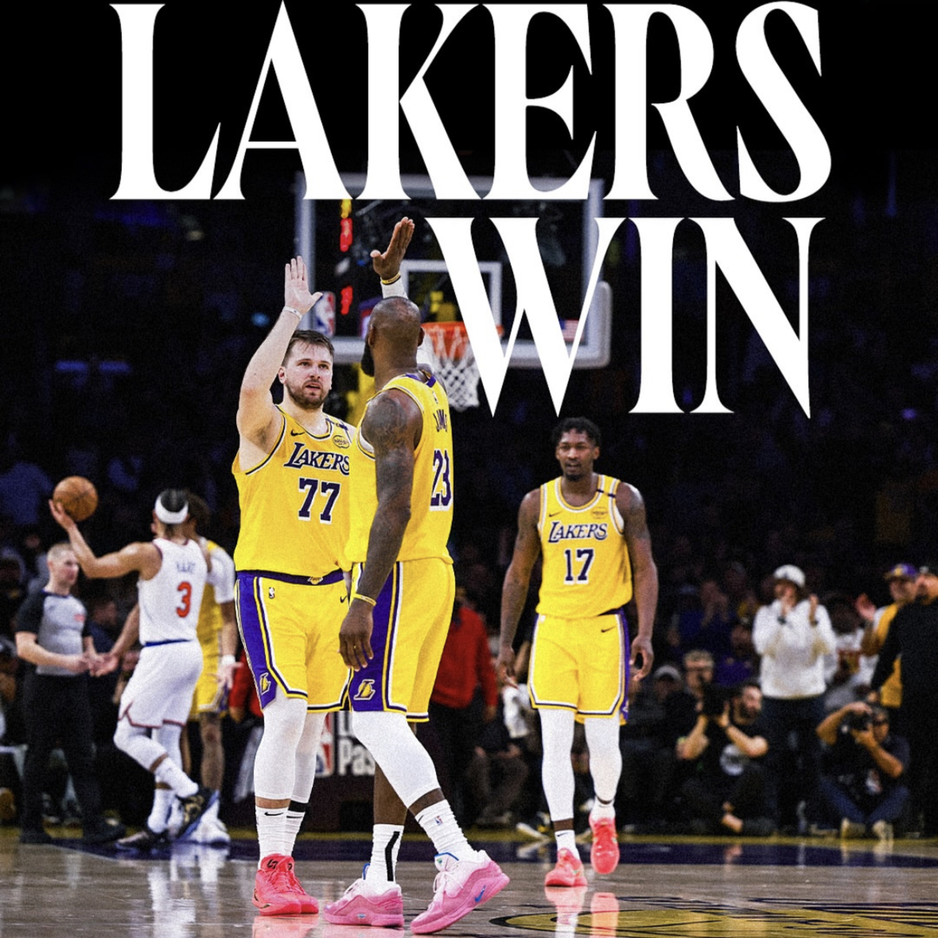 Lakers Get Thrilling OT Win Against Knicks: Win 8th Straight Game! episode artwork
