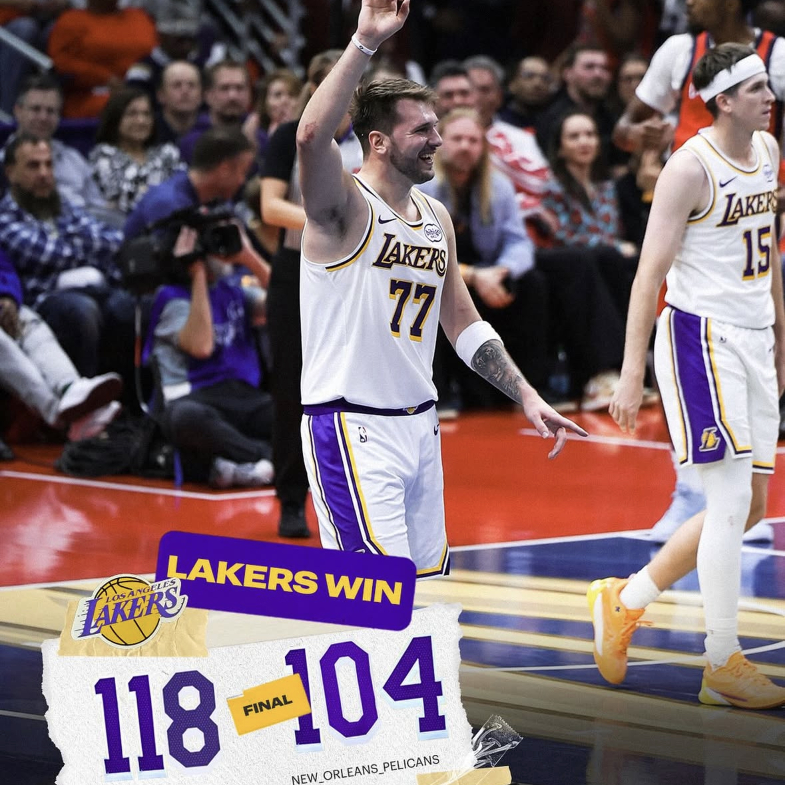 Lakers Get Win Over Pelicans: Undefeated in Tournament!  episode artwork
