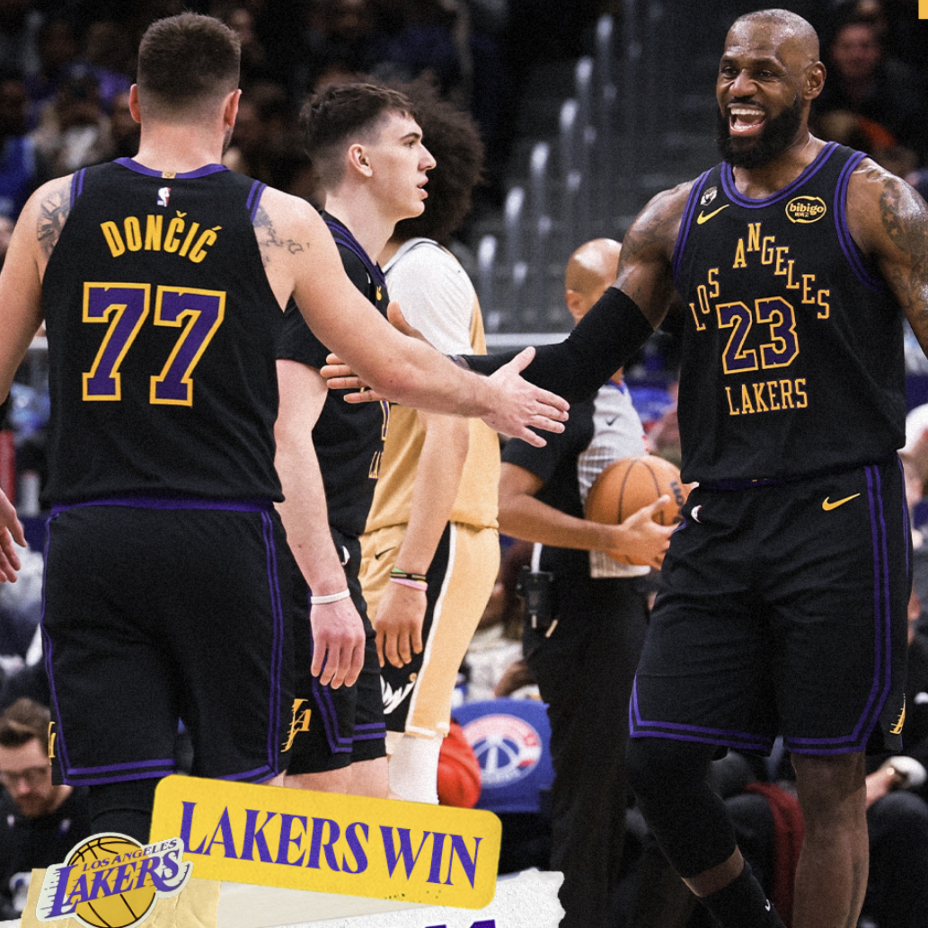 Luka Gets Triple Double in 1st Half; Lakers Dominate Wizards! episode artwork