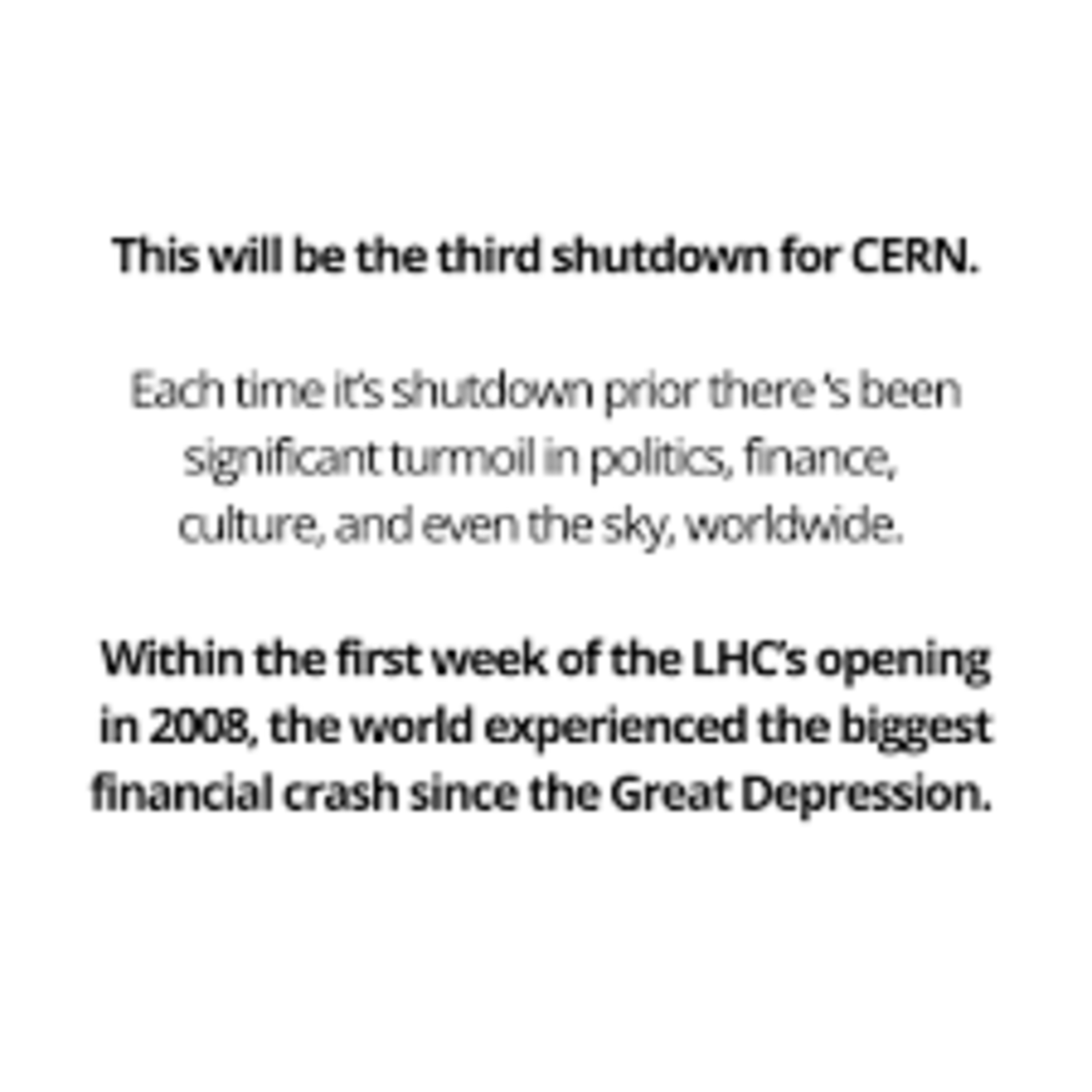 Ep. 717- CERN shut down till 2030! episode artwork