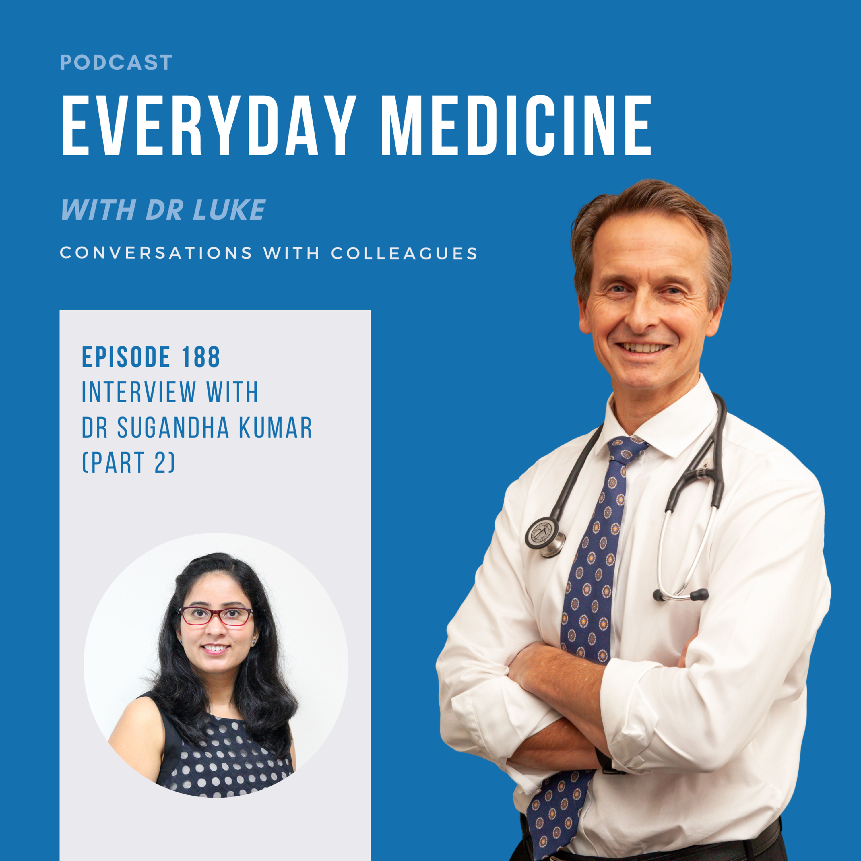 Episode 188 - Perimenopause, Menopause and MHT with Dr Sugandha Kumar (Part 2) episode artwork