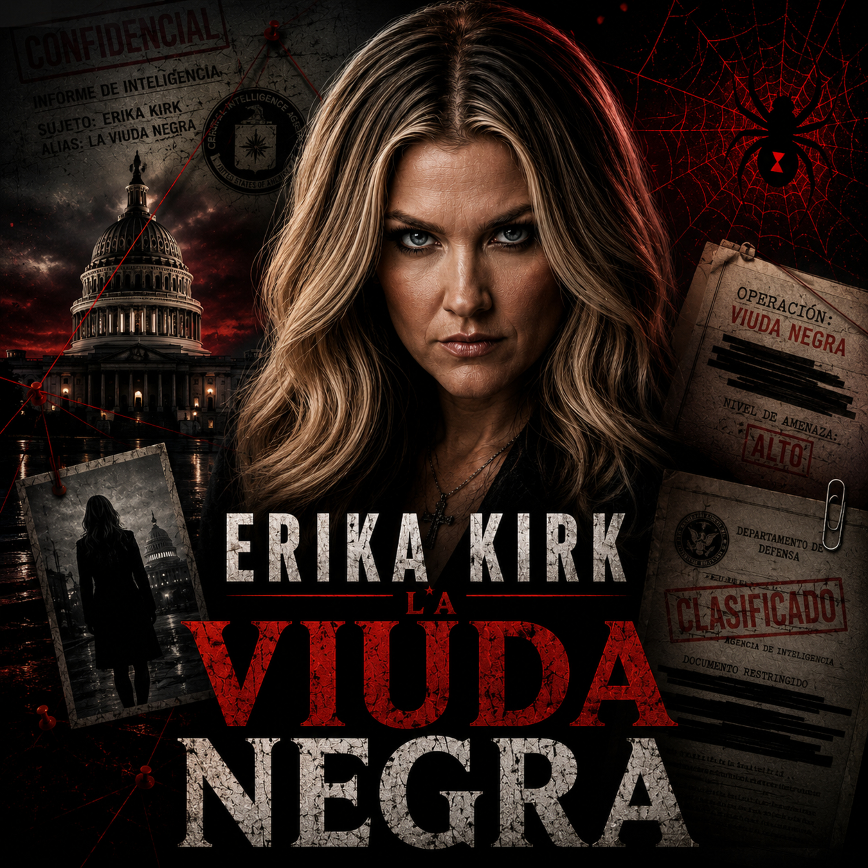 ERIKA KIRK · LA VIUDA NEGRA