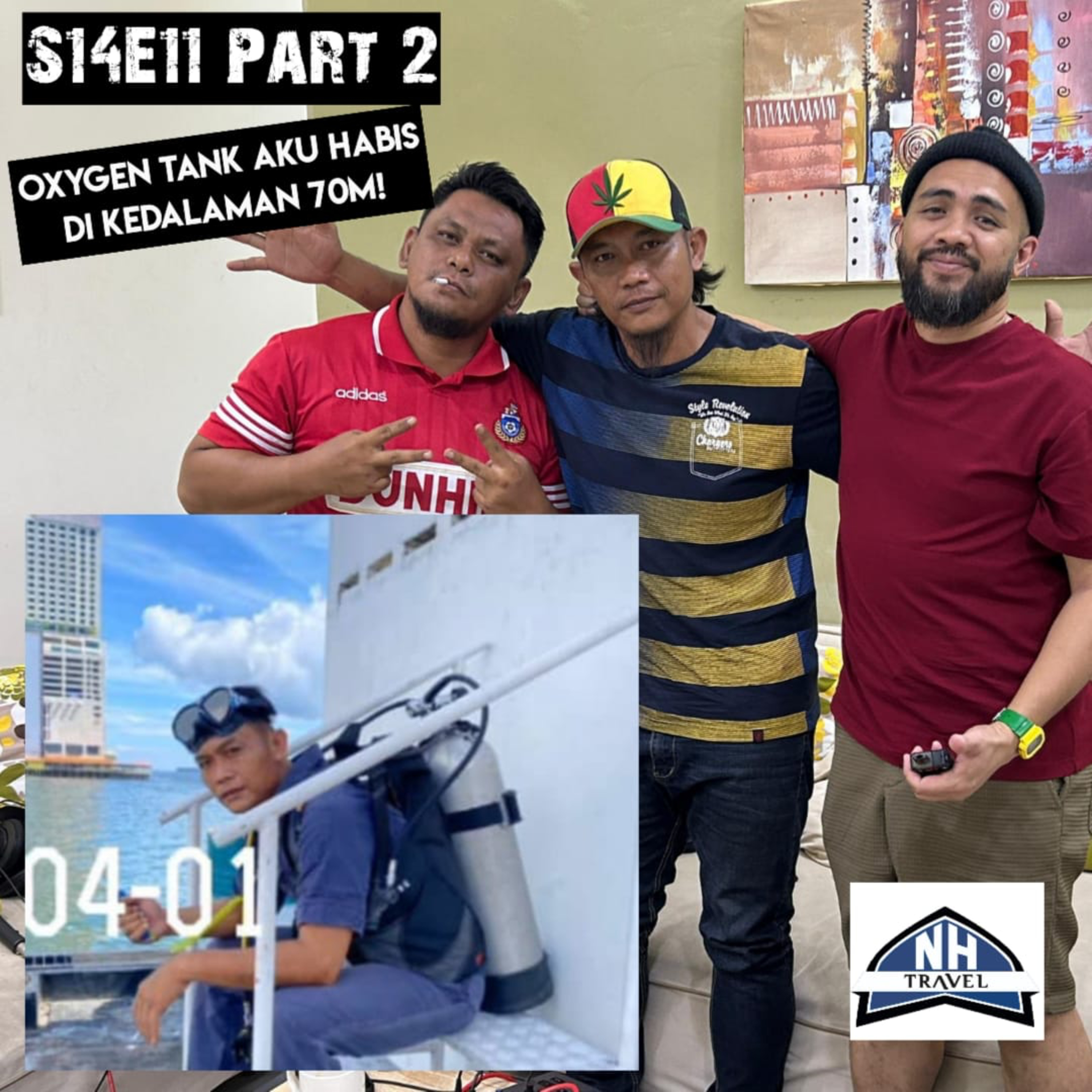 S14E11 Part 2 : Oxygen Tank Aku Habis di kedalaman 70meter! episode artwork