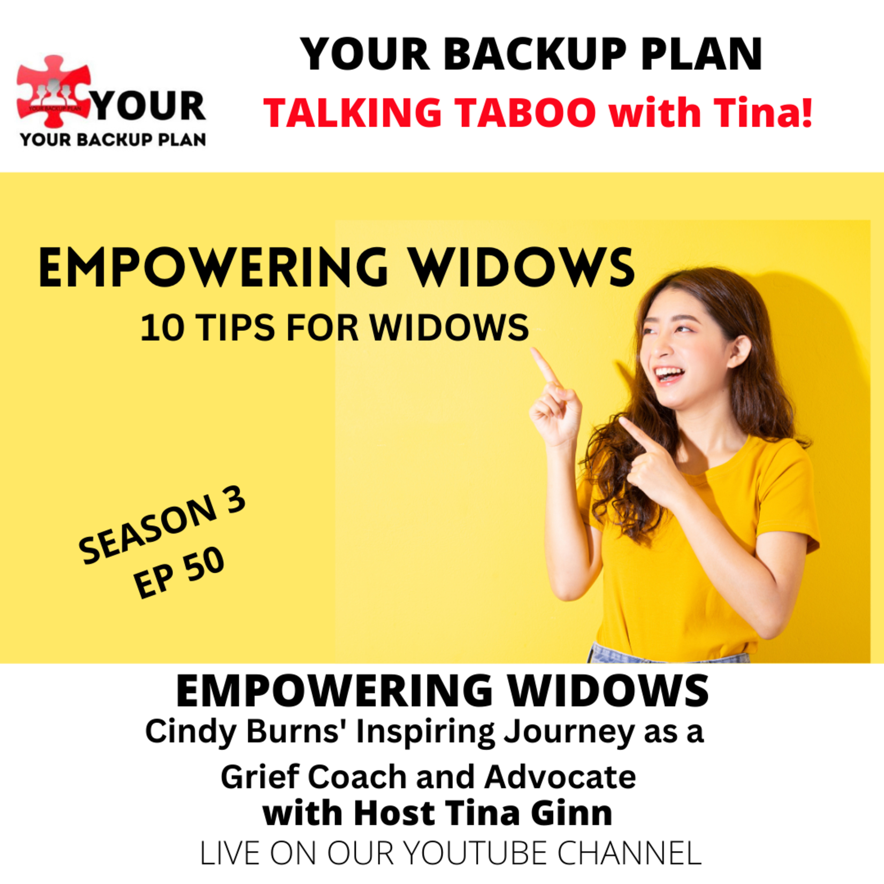 EMPOWERING WIDOWERS: CINDY BURNS' INSPIRING JOURNEY AS A GRIEF COACH AND ADVOCATE episode artwork