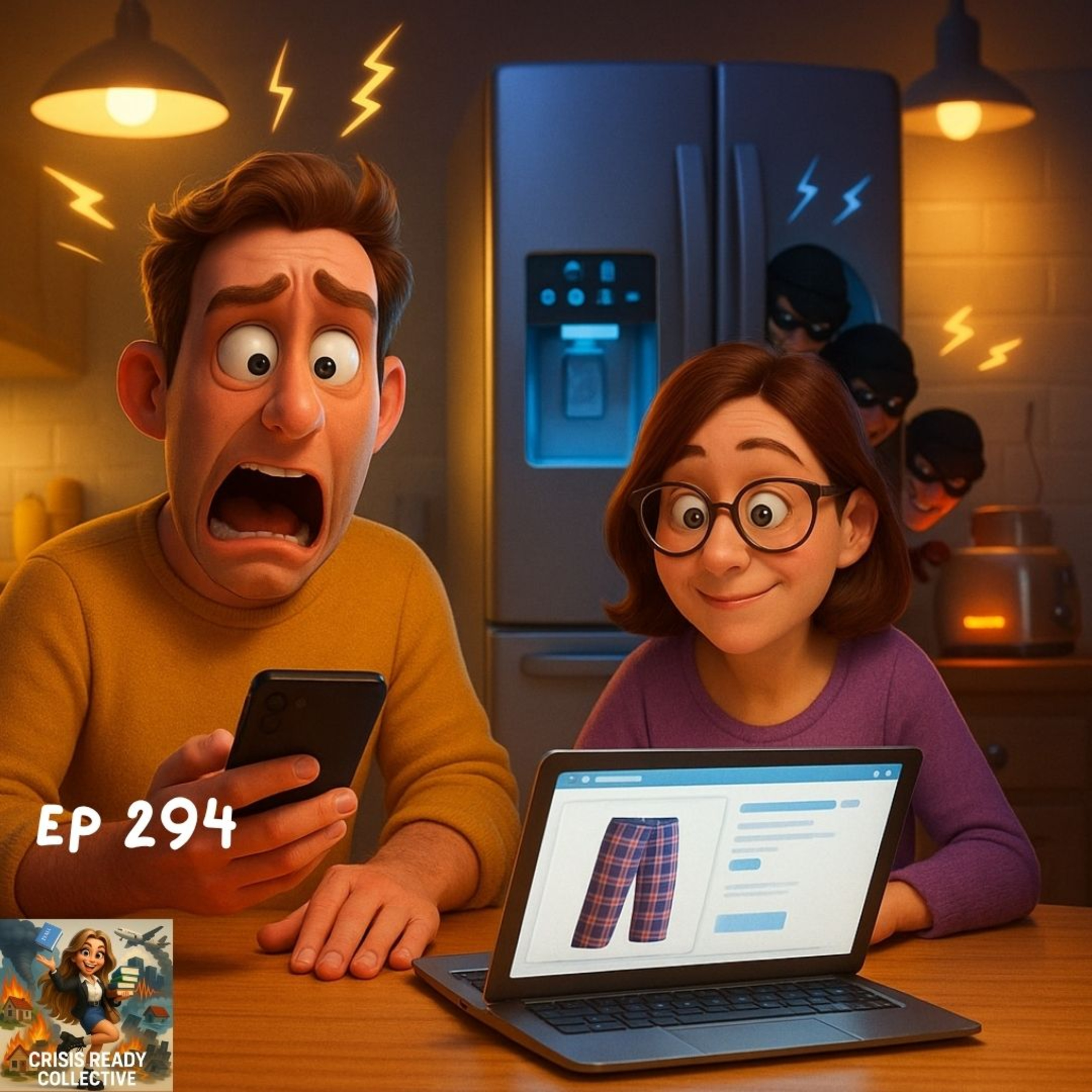 IS YOUR SMART FRIDGE HELPING HACKERS WHILE YOU SHOP FOR PAJAMA PANTS? | EPISODE 294 episode artwork