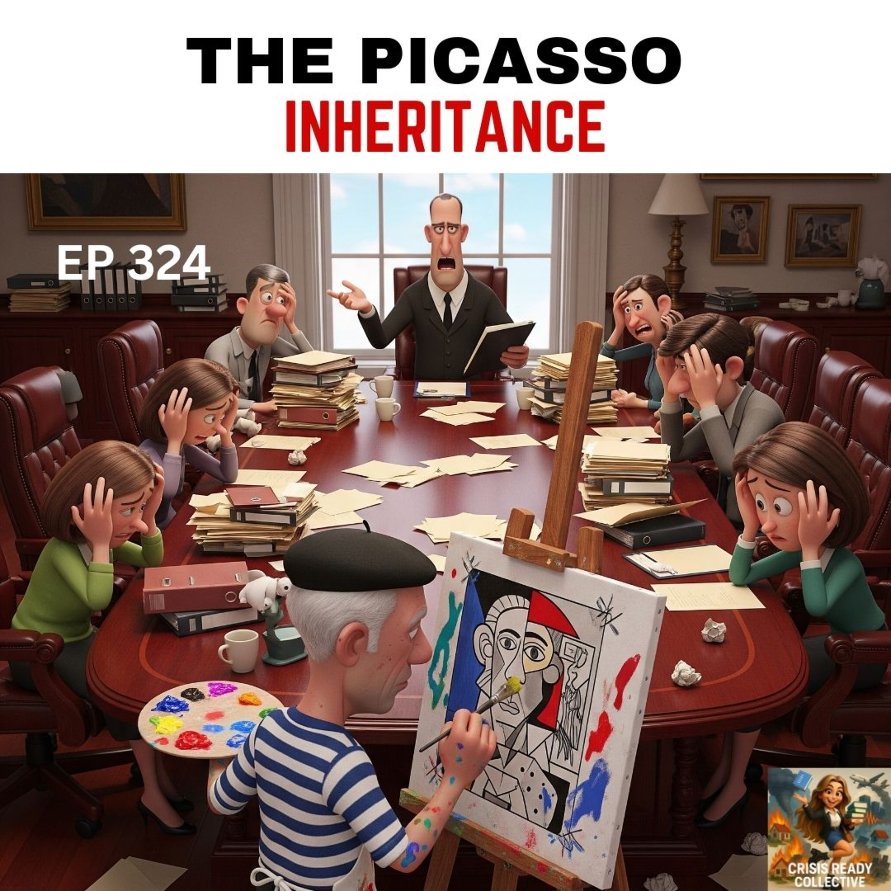 THE PICASSO INHERITANCE: THE UNTOLD PABLO PICASSO ESTATE BATTLE: EPISODE 324 episode artwork