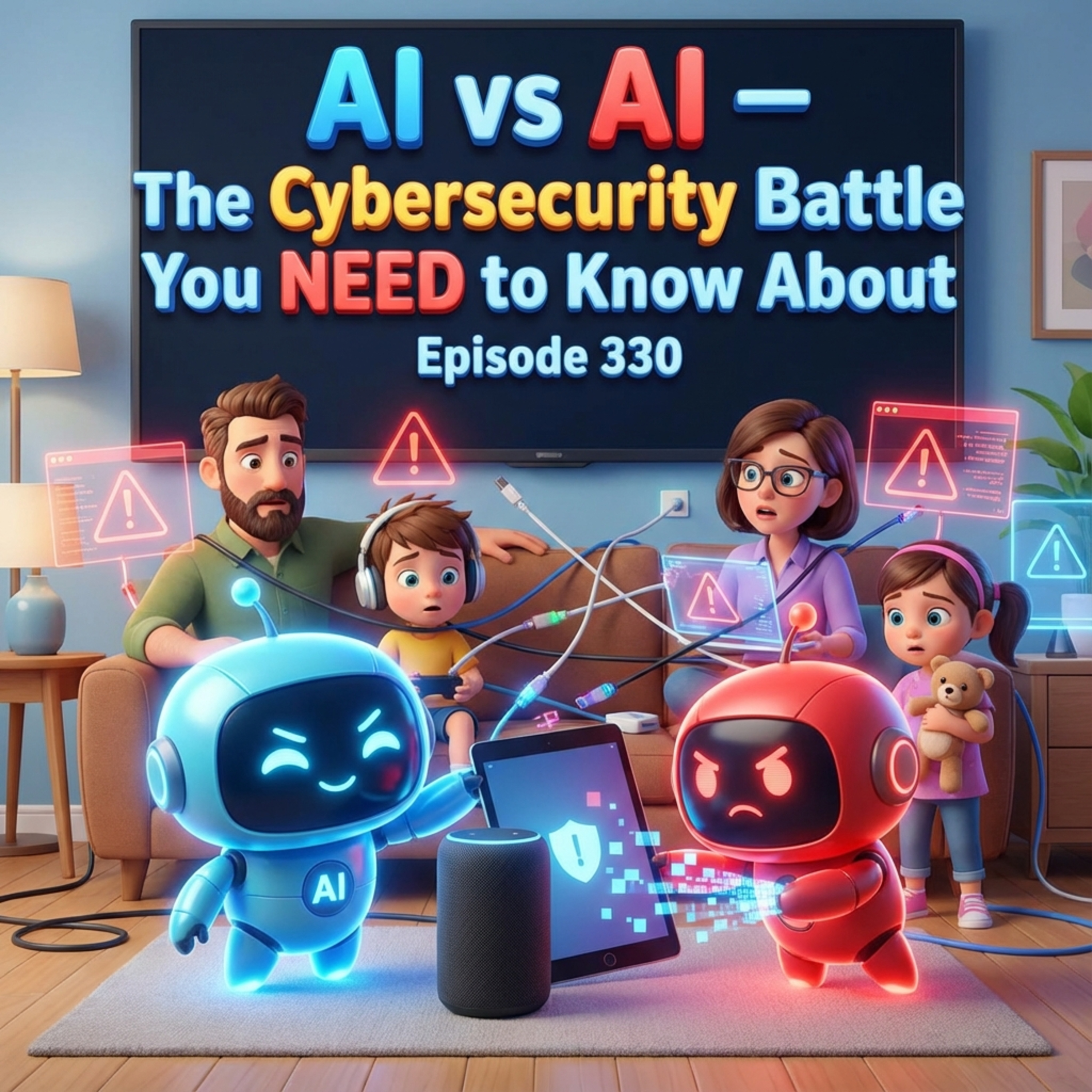 AI vs AI: THE CYBERSECURITY BATTLE YOU NEED TO KNOW ABOUT EPISODE | 330 episode artwork