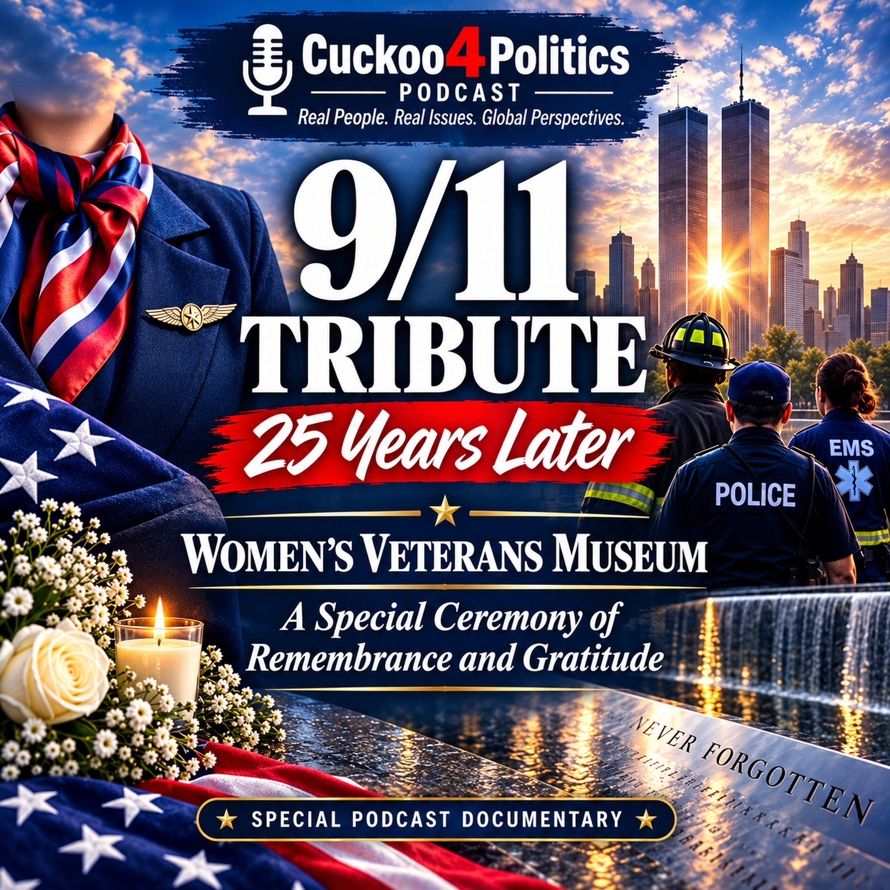 9/11 Tribute - 25 Years Later - A Moment of Reflection and Gratitude