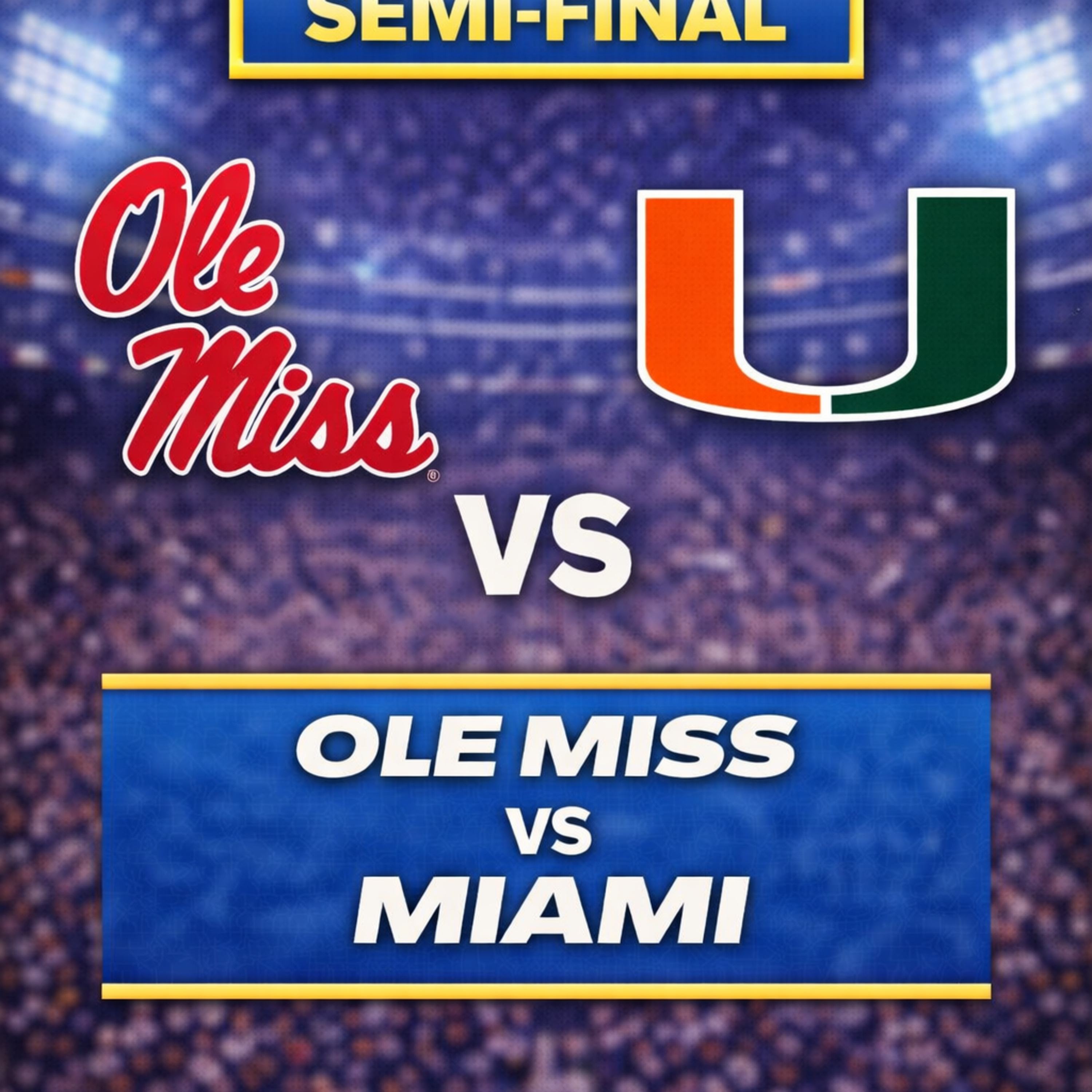 CFP Semi Final Miami vs Ole Miss: Preview and Prediction