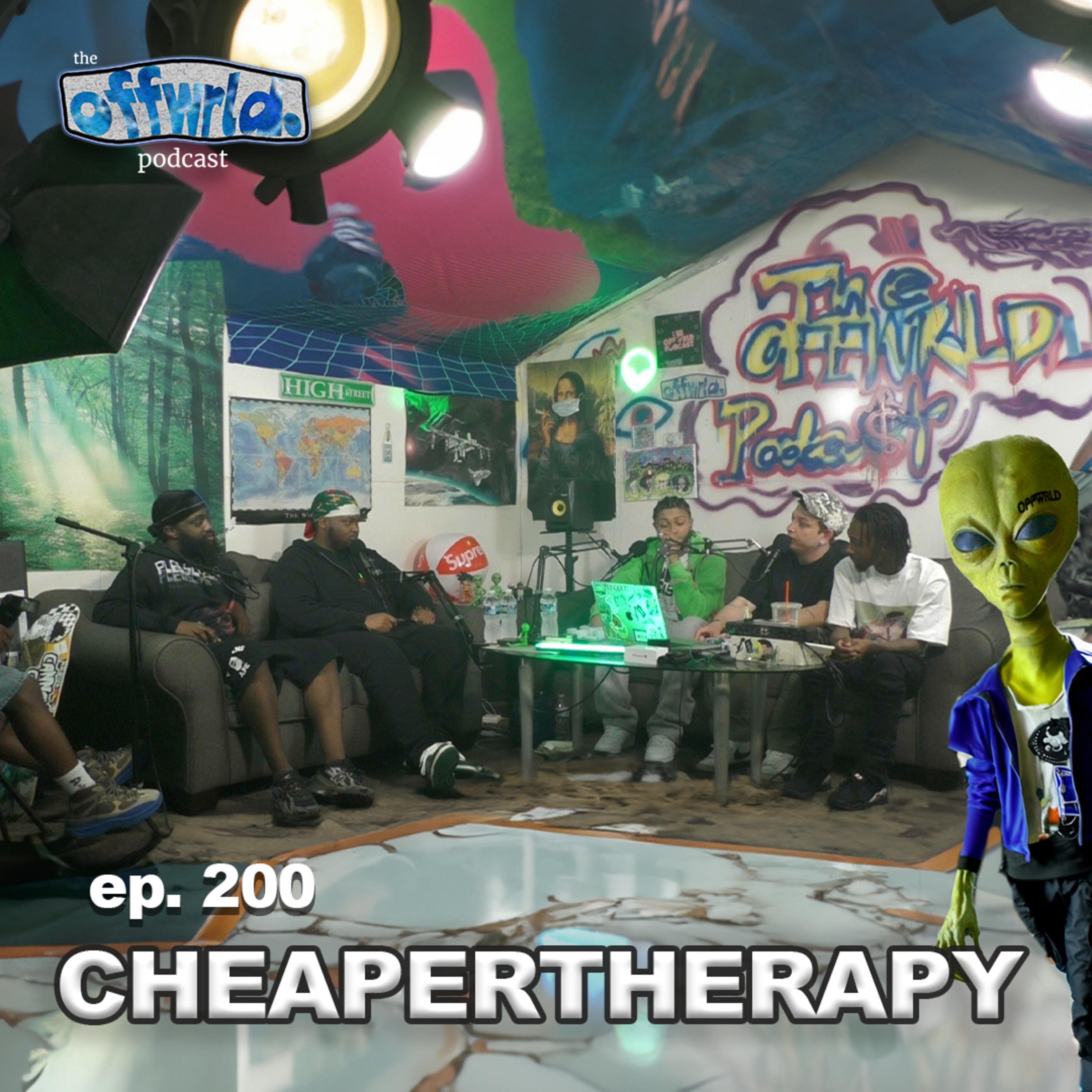 Cheaper Therapy |theoffwrldpodcast| #200 episode artwork
