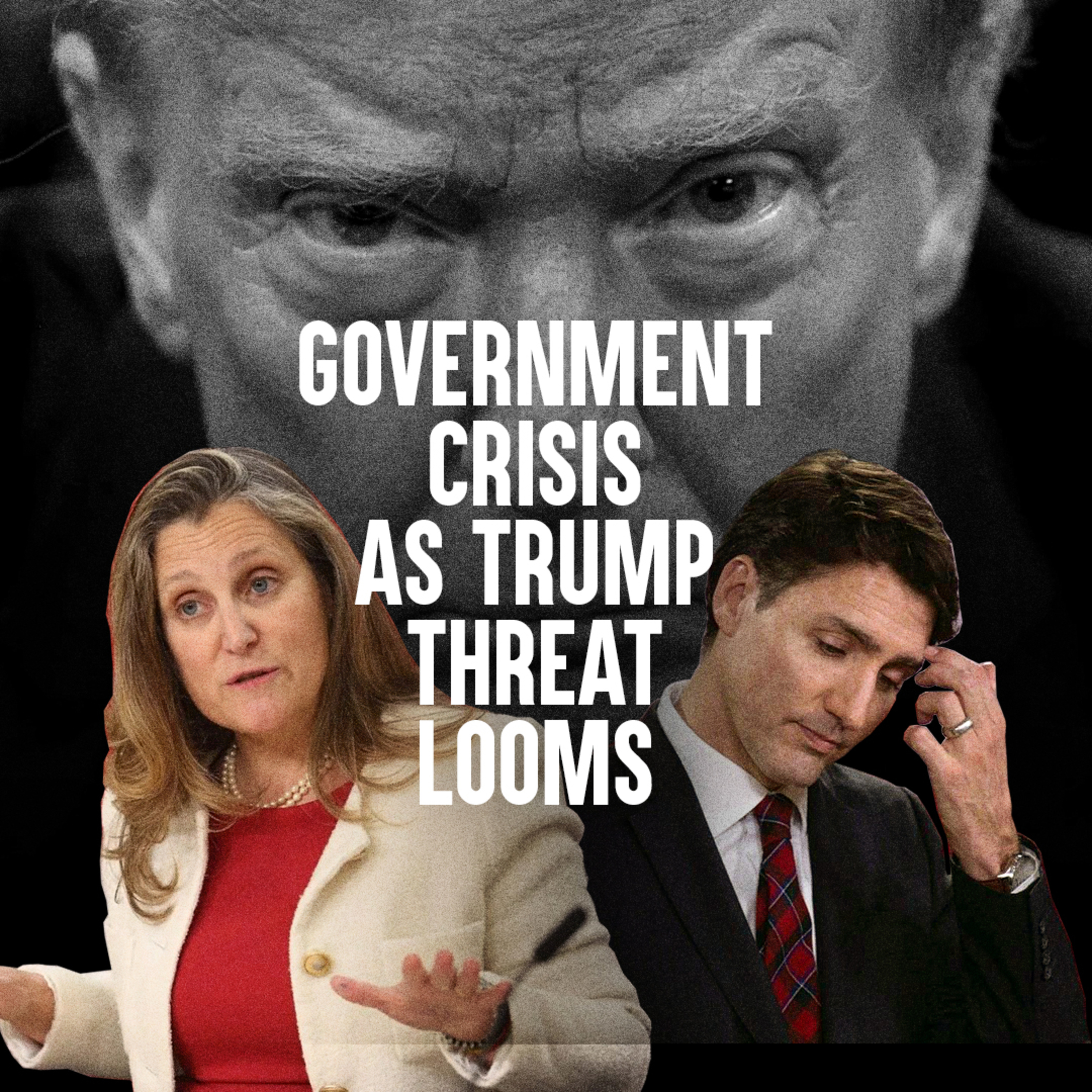 Government crisis as Trump threat looms