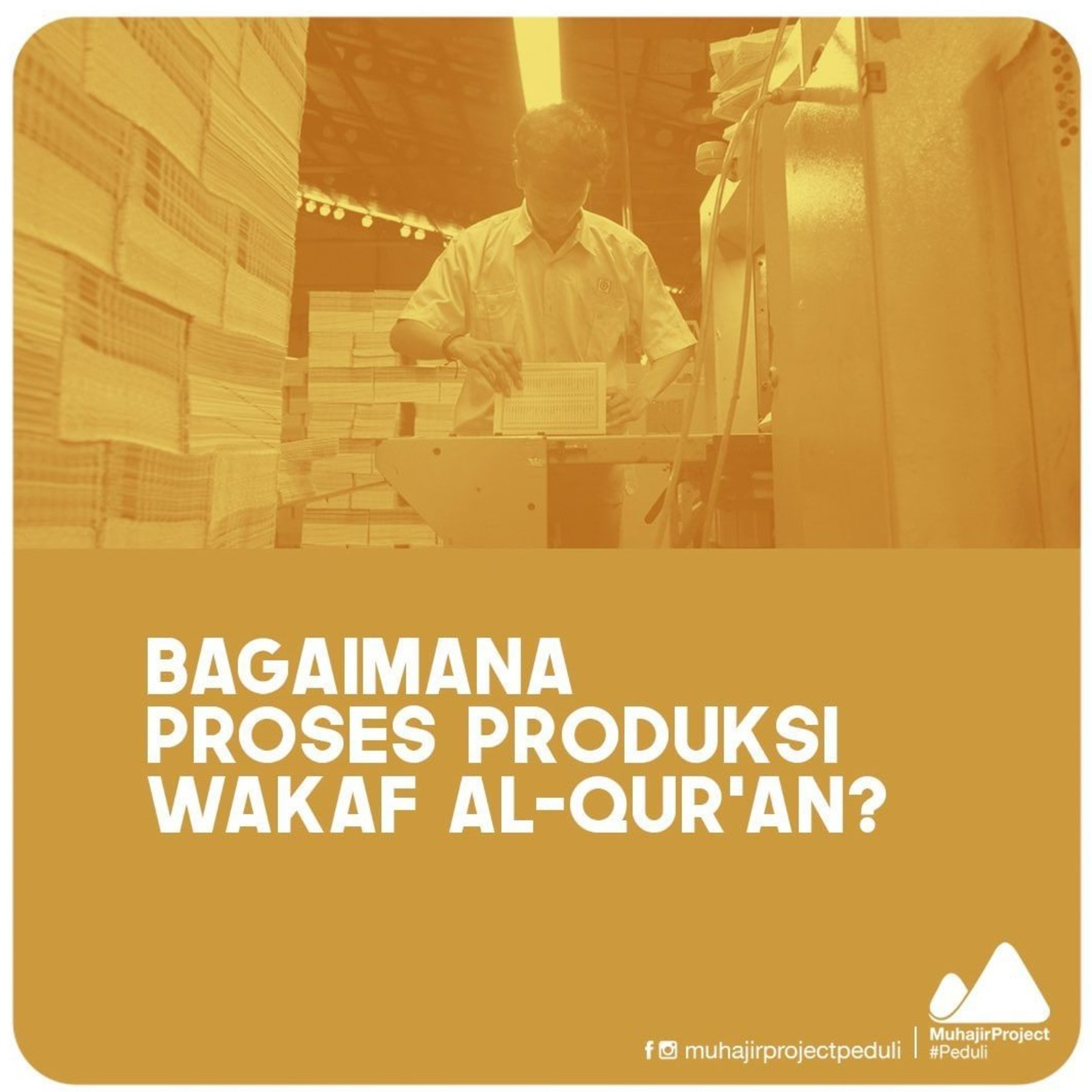 BAGAIMANA PROSES PRODUKSI WAKAF AL-QUR’AN?