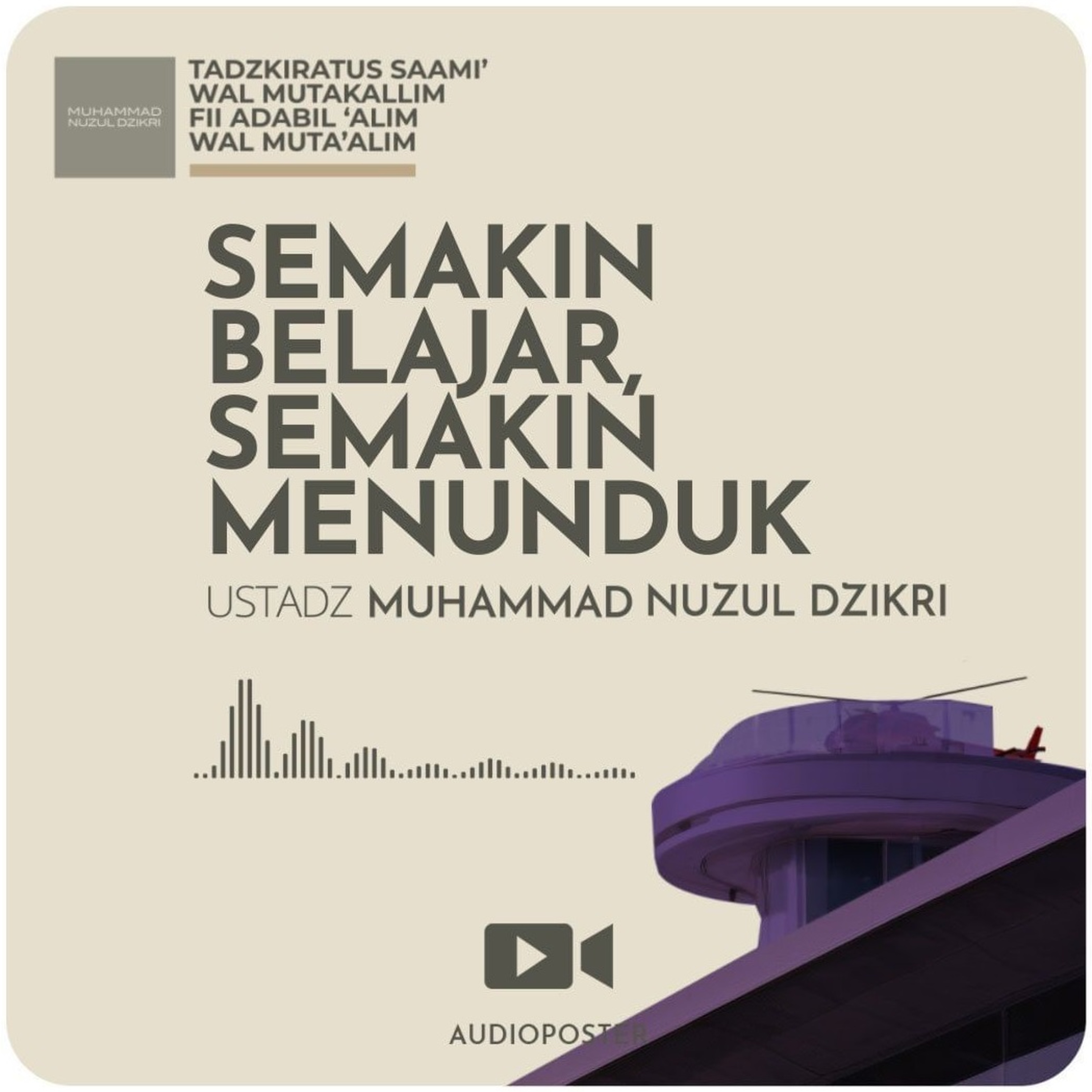 SEMAKIN BELAJAR SEMAKIN MENUNDUK