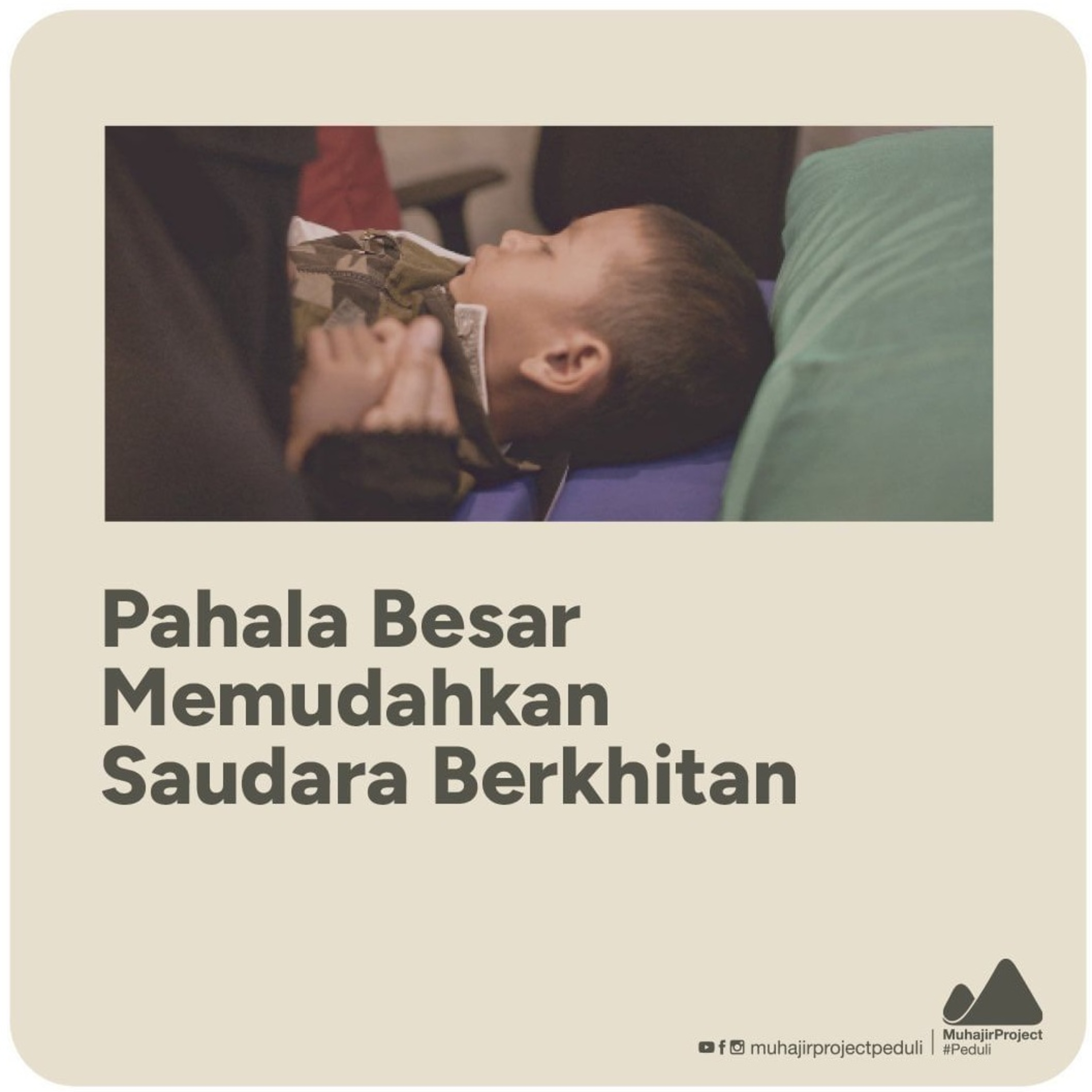 PAHALA BESAR MEMUDAHKAN SAUDARA BERKHITAN