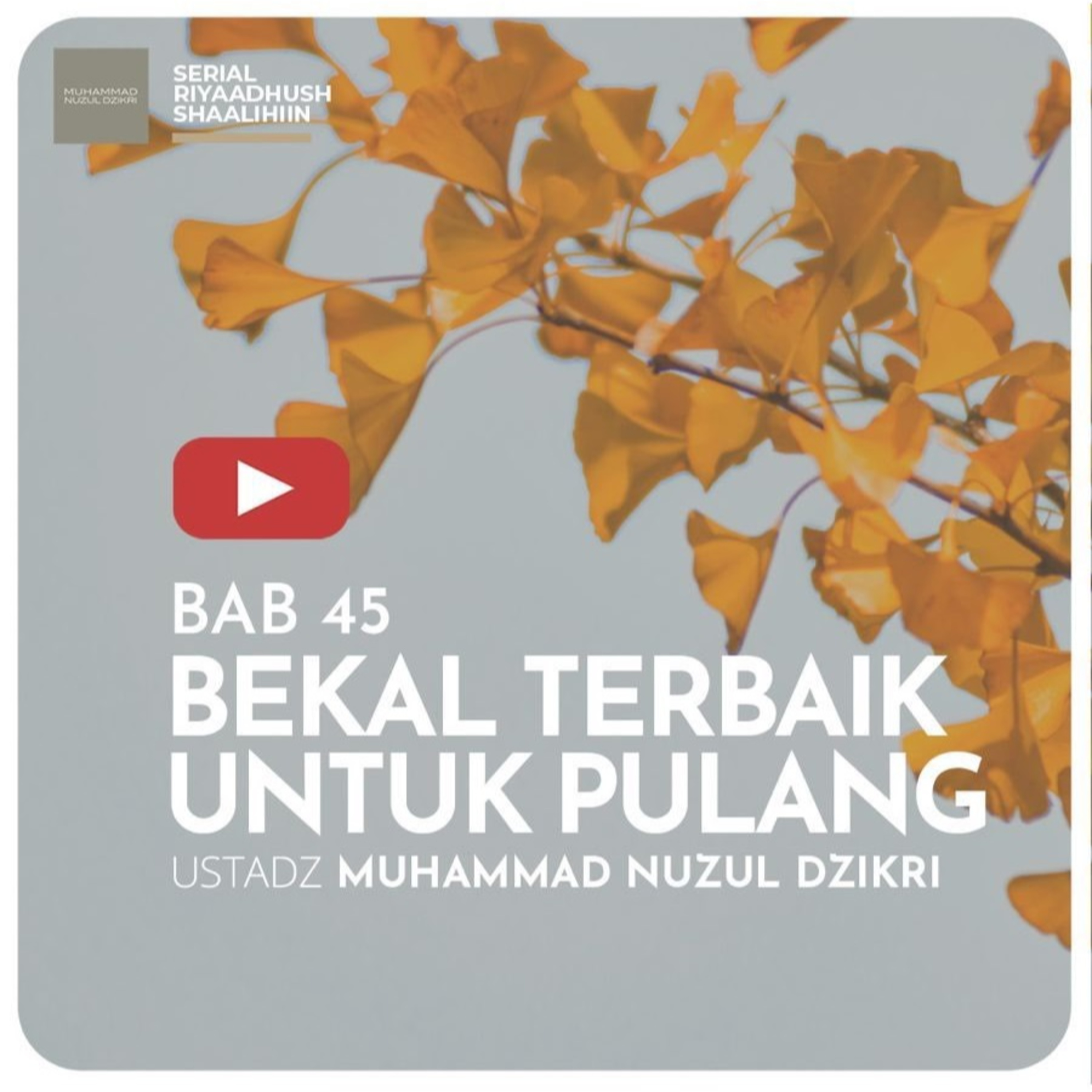 Riyaadhush Shaalihiin 1421. "BEKAL TERBAIK UNTUK PULANG"