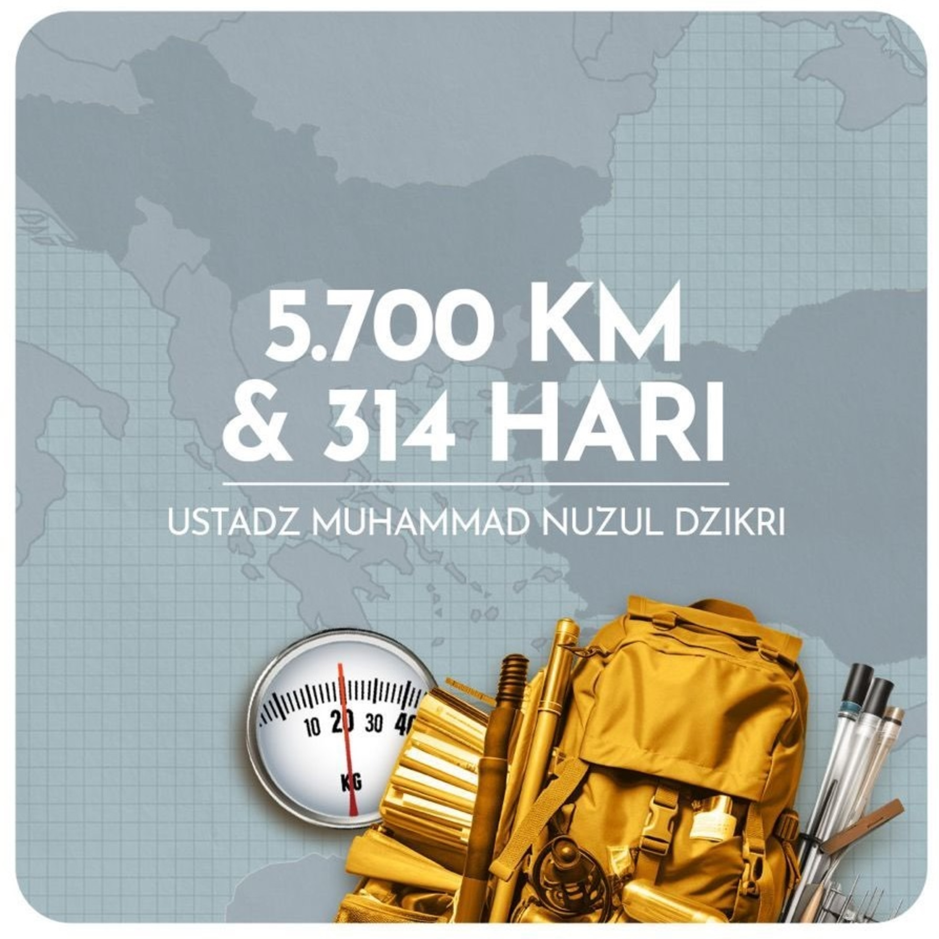 5.700 KM & 314 HARI