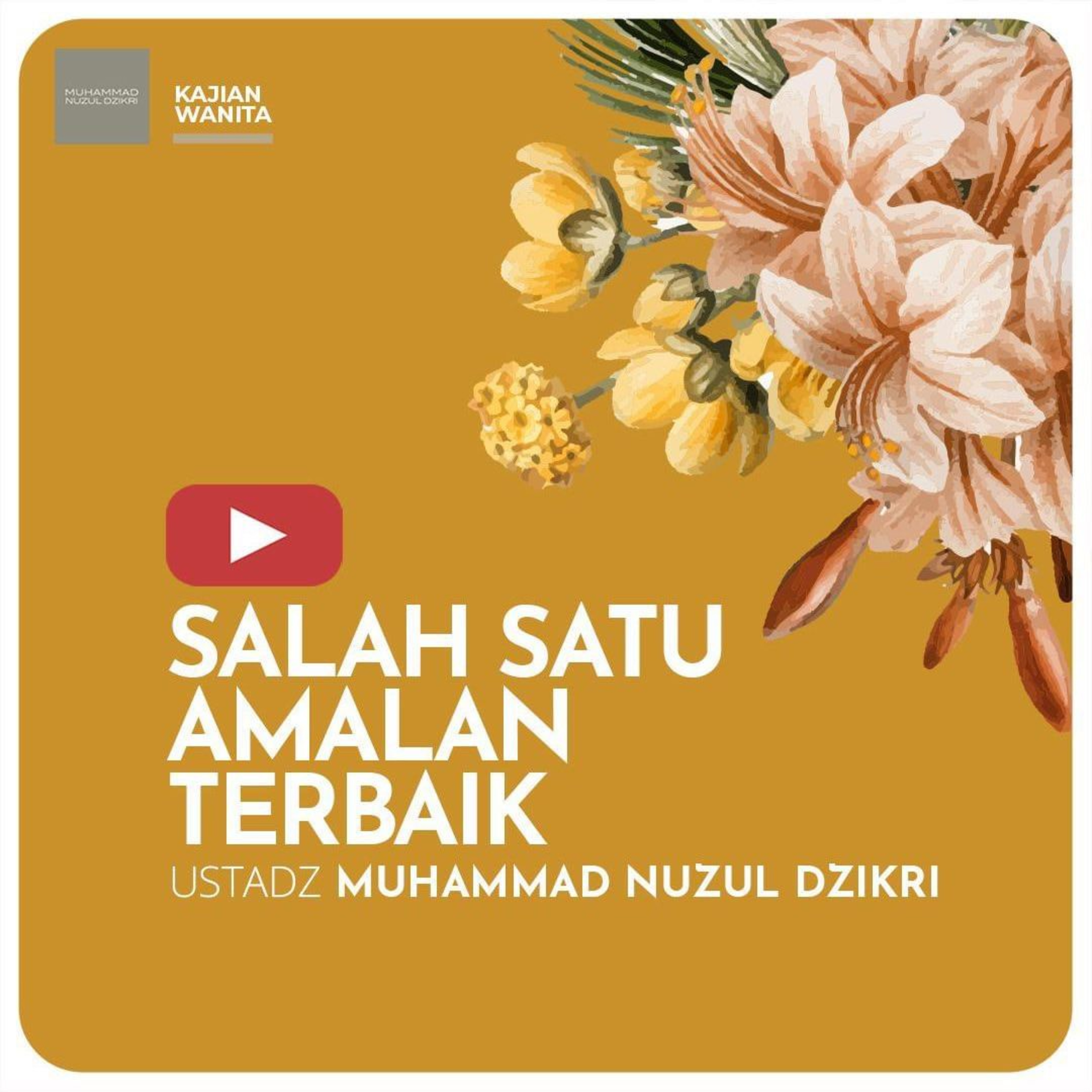 Kajian Wanita 192. "SALAH SATU AMALAN TERBAIK" | Kitab Al-Wabilush Shayyib