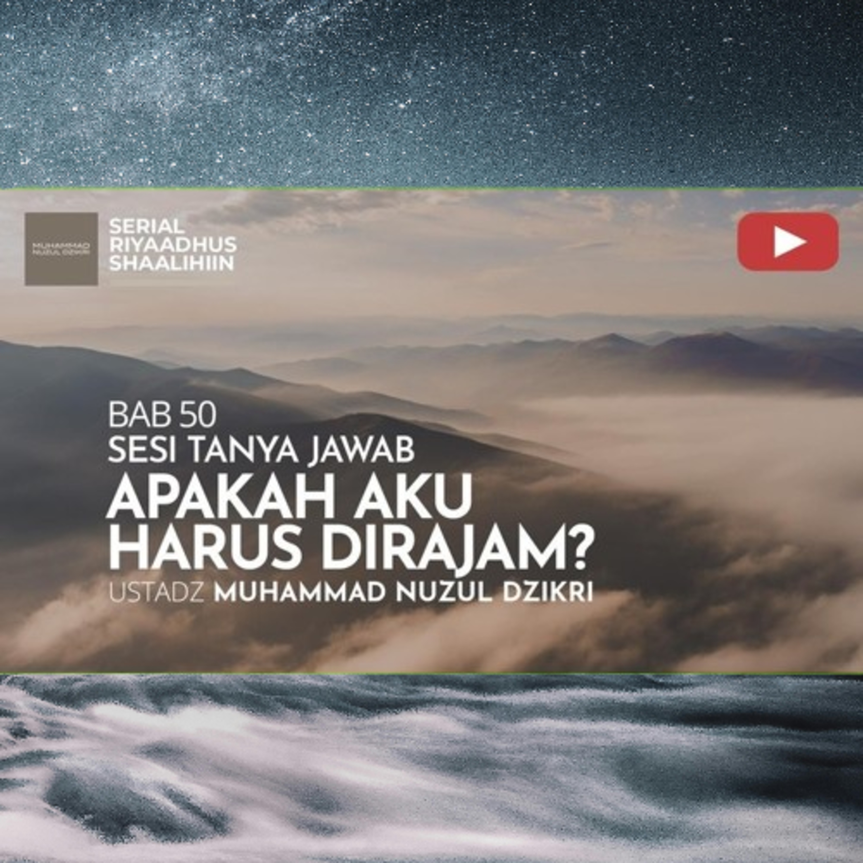 Riyaadhush Shaalihiin 1923. "APAKAH AKU HARUS DIRAJAM?"