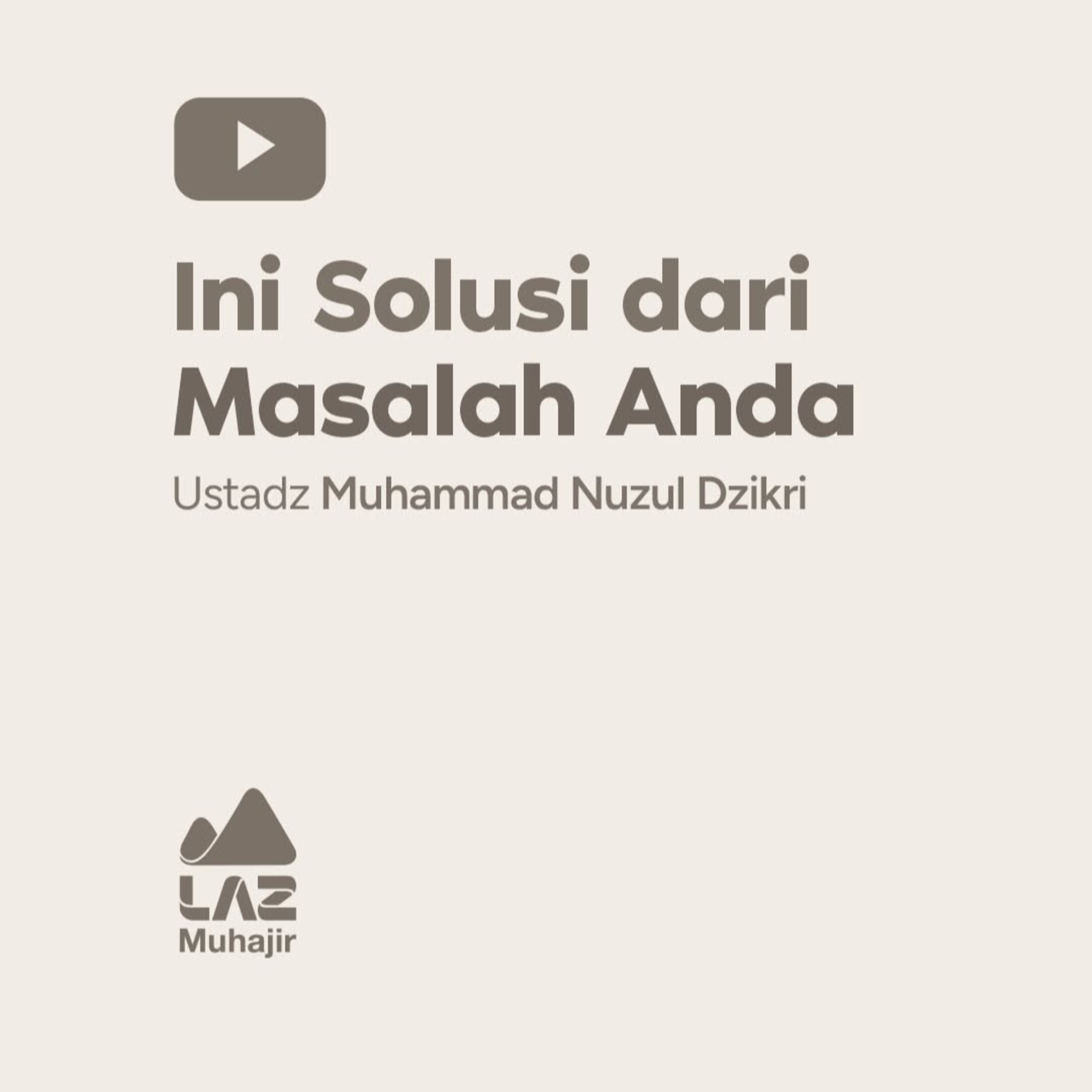 INI SOLUSI DARI MASALAH ANDA