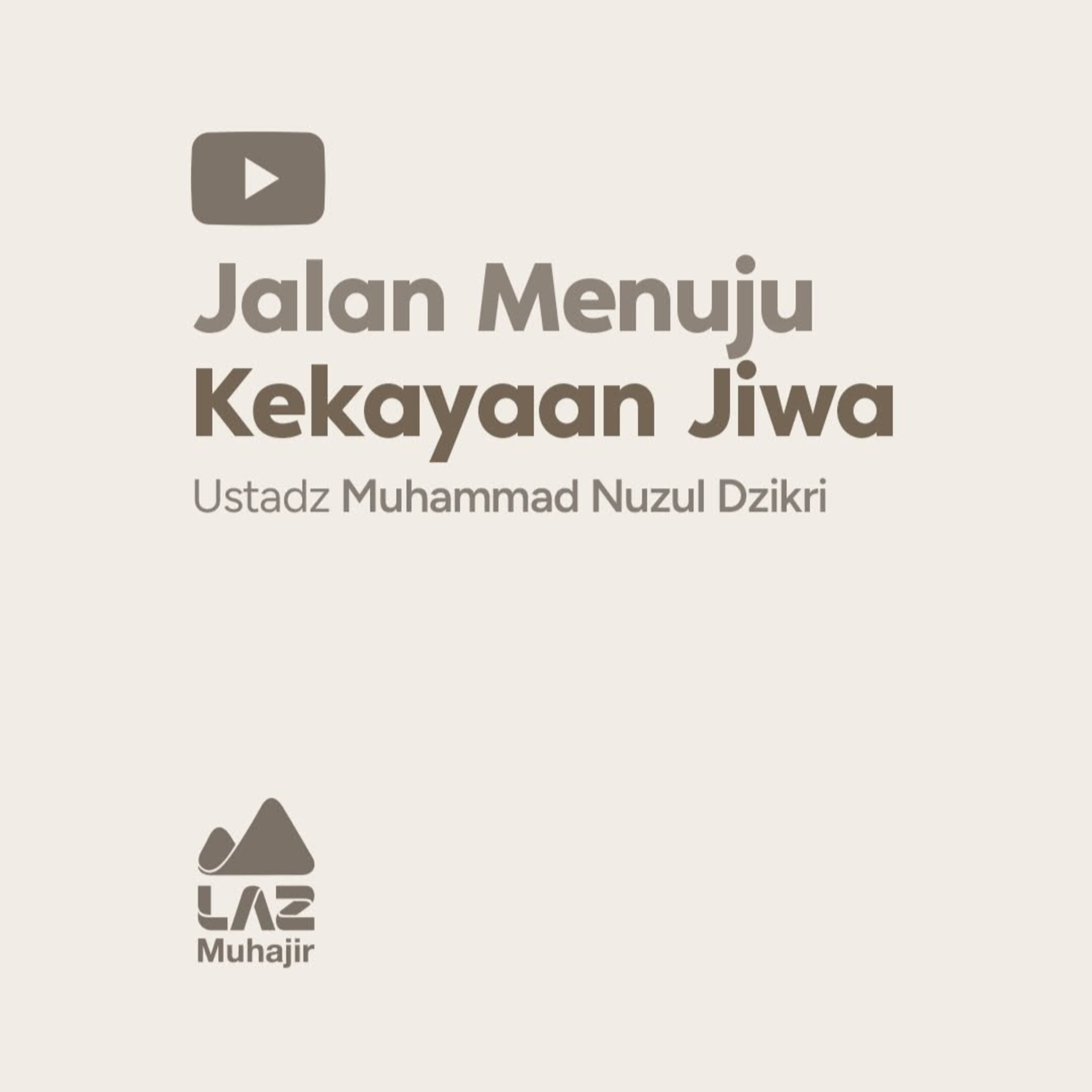 JALAN MENUJU KEKAYAAN JIWA