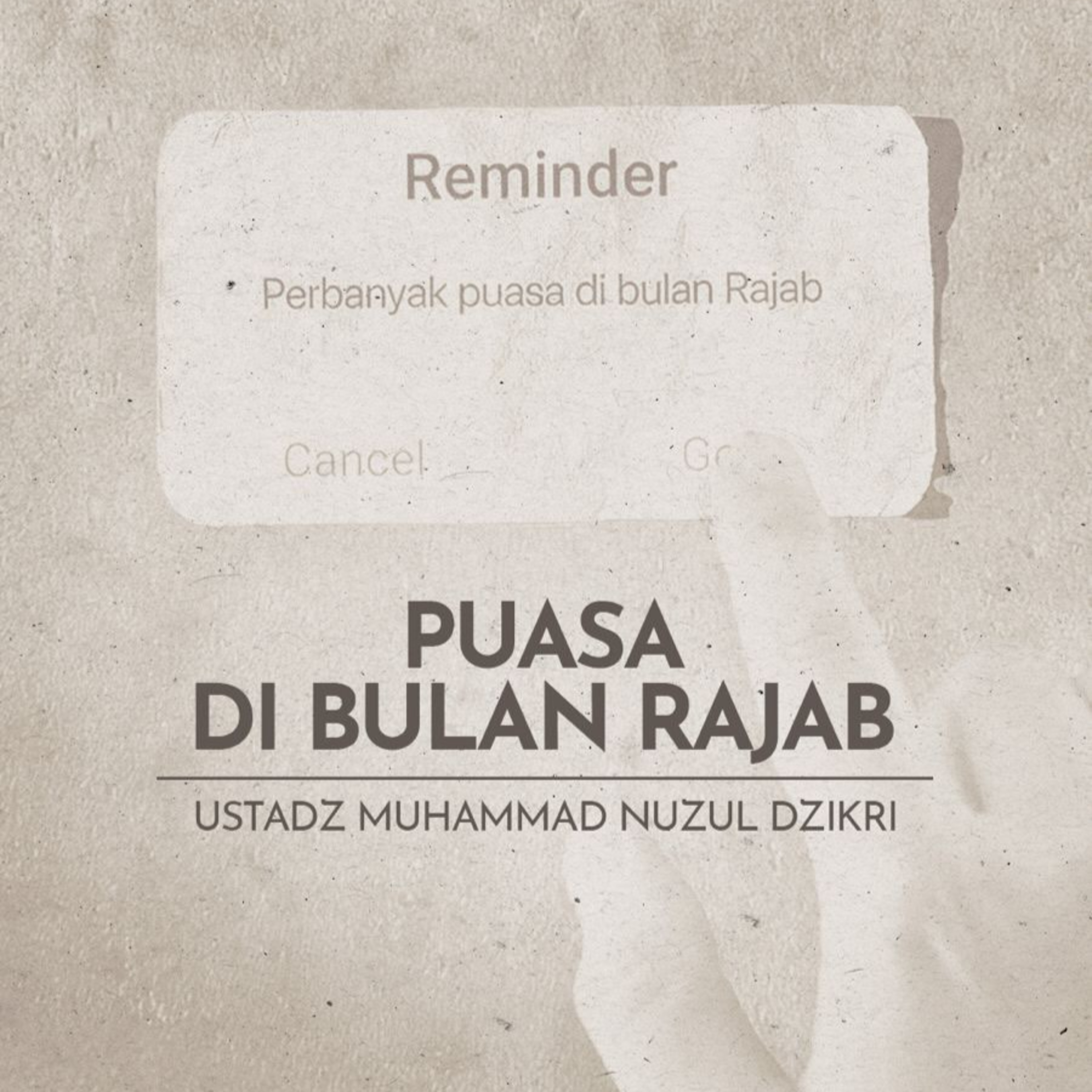 PUASA DI BULAN RAJAB (Fasting in the month of rajab)
