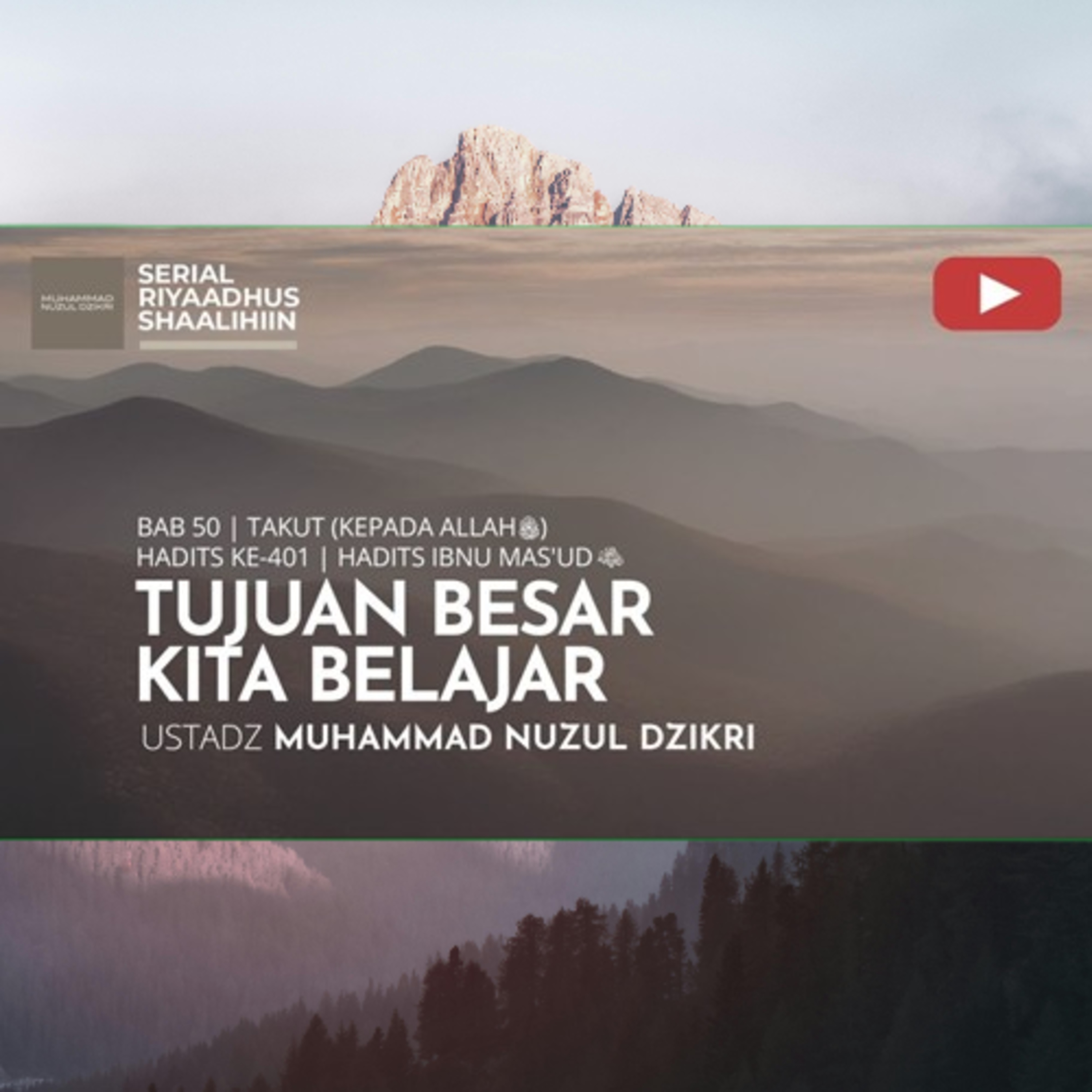 Riyaadhush Shaalihiin 1987. "TUJUAN BESAR KITA BELAJAR"